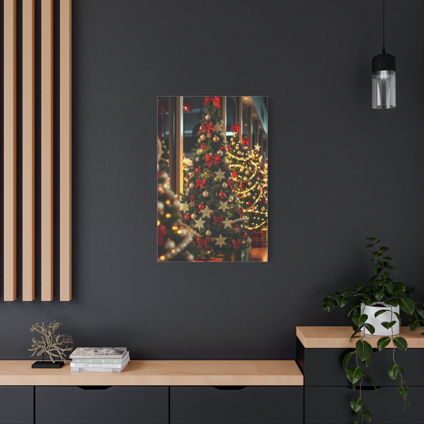 Elite Christmas Trees & Wreath Art Vision Wall Art & Canvas Print