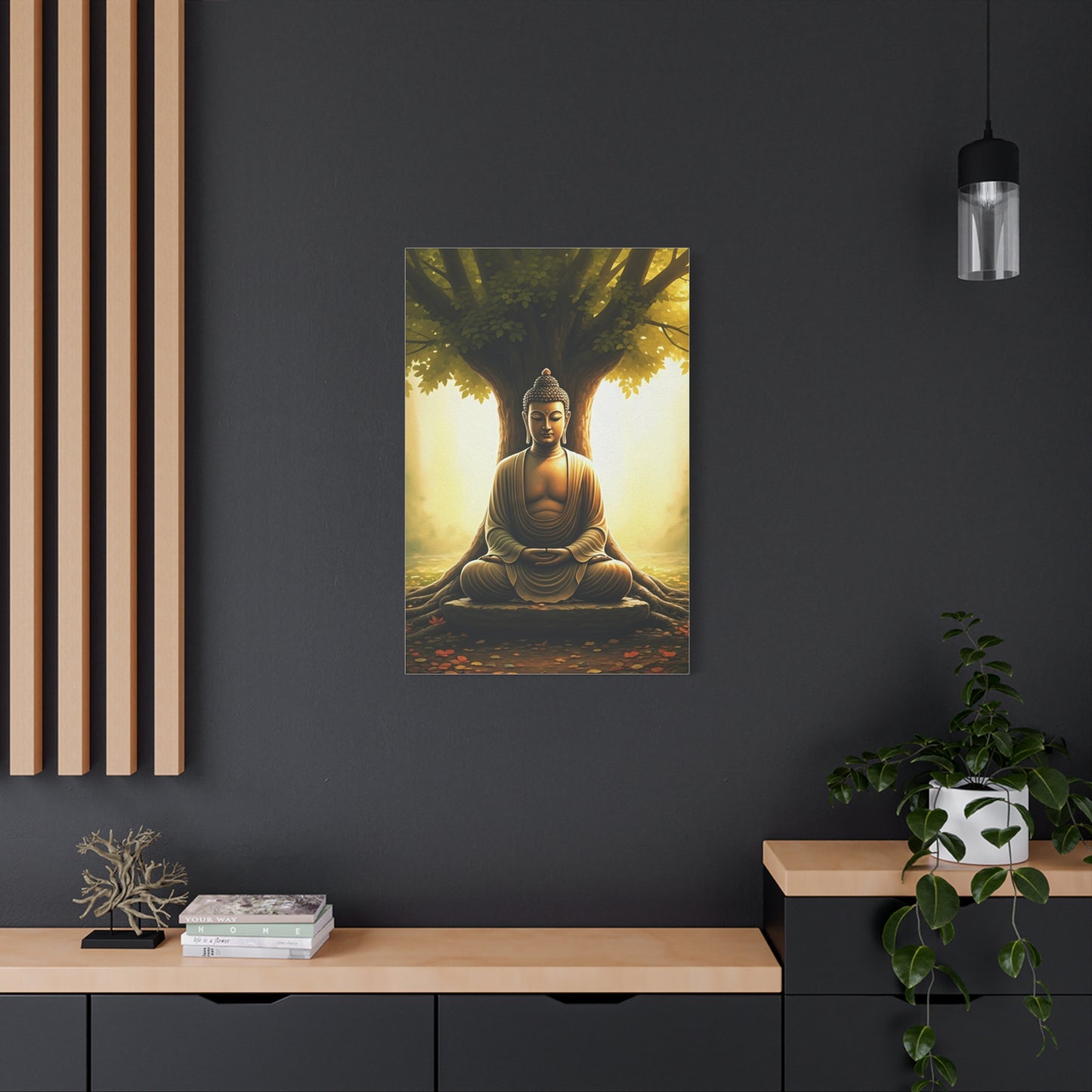 Bodhi Tree Enlightenment Buddha Wall Art & Canvas Prints