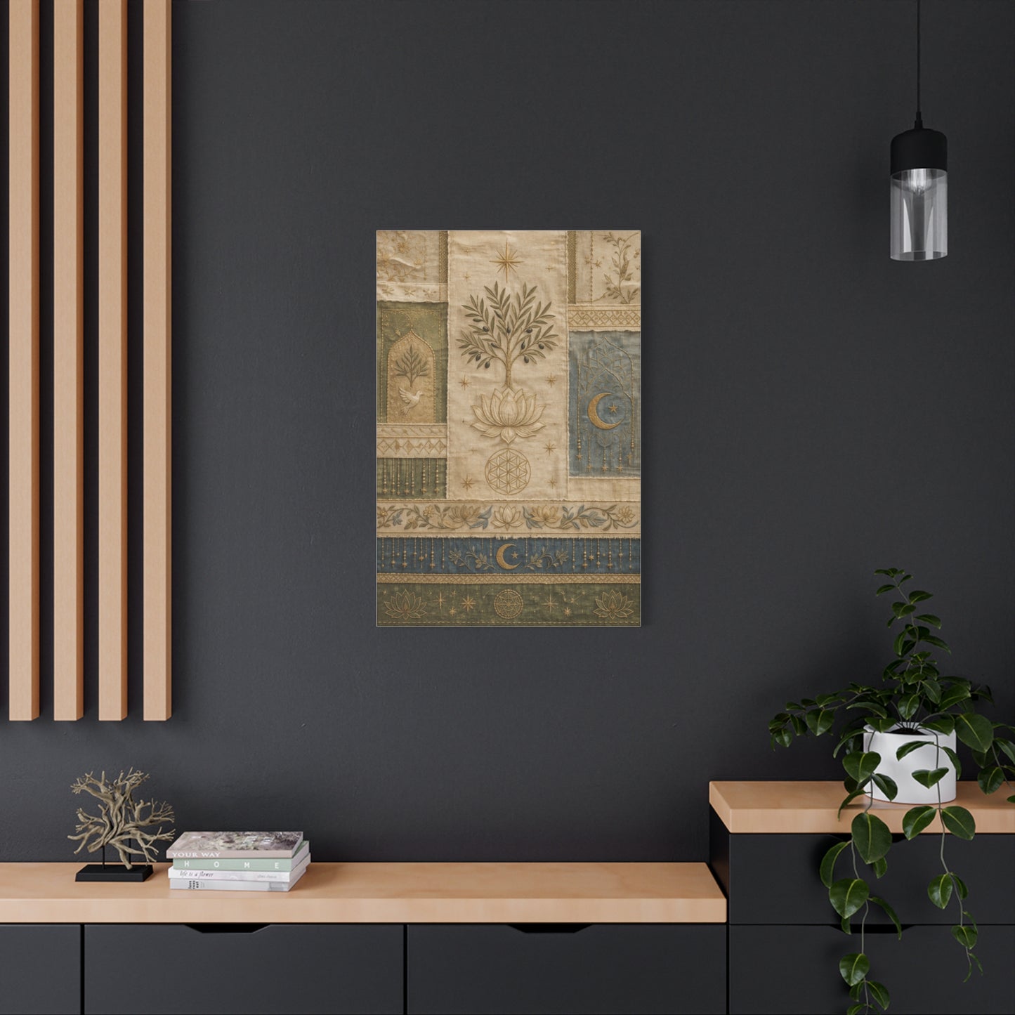 Sacred Textile Harmony Wall Art & Canvas Print