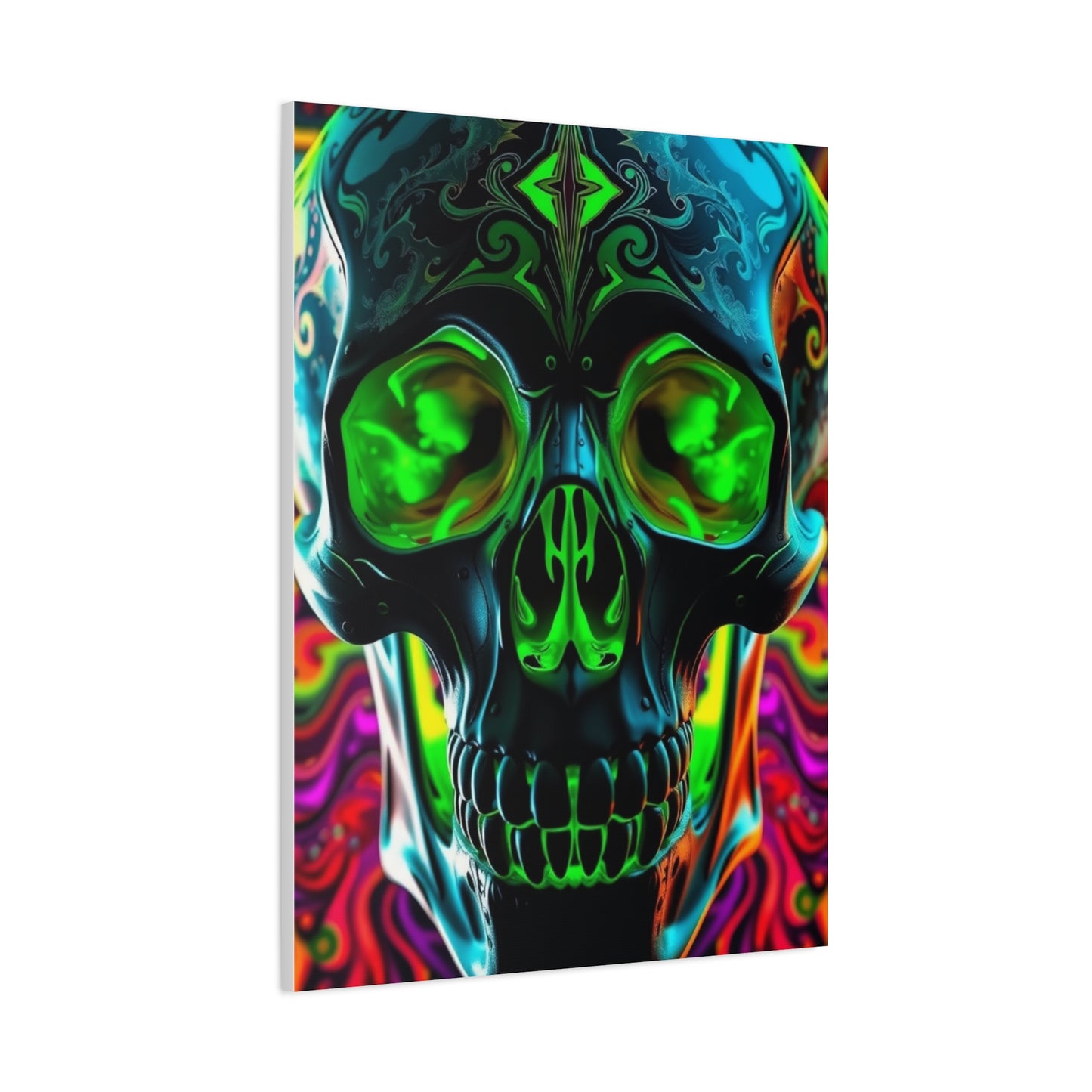 Mystic Skull Kaleidoscope Wall Art & Canvas Print