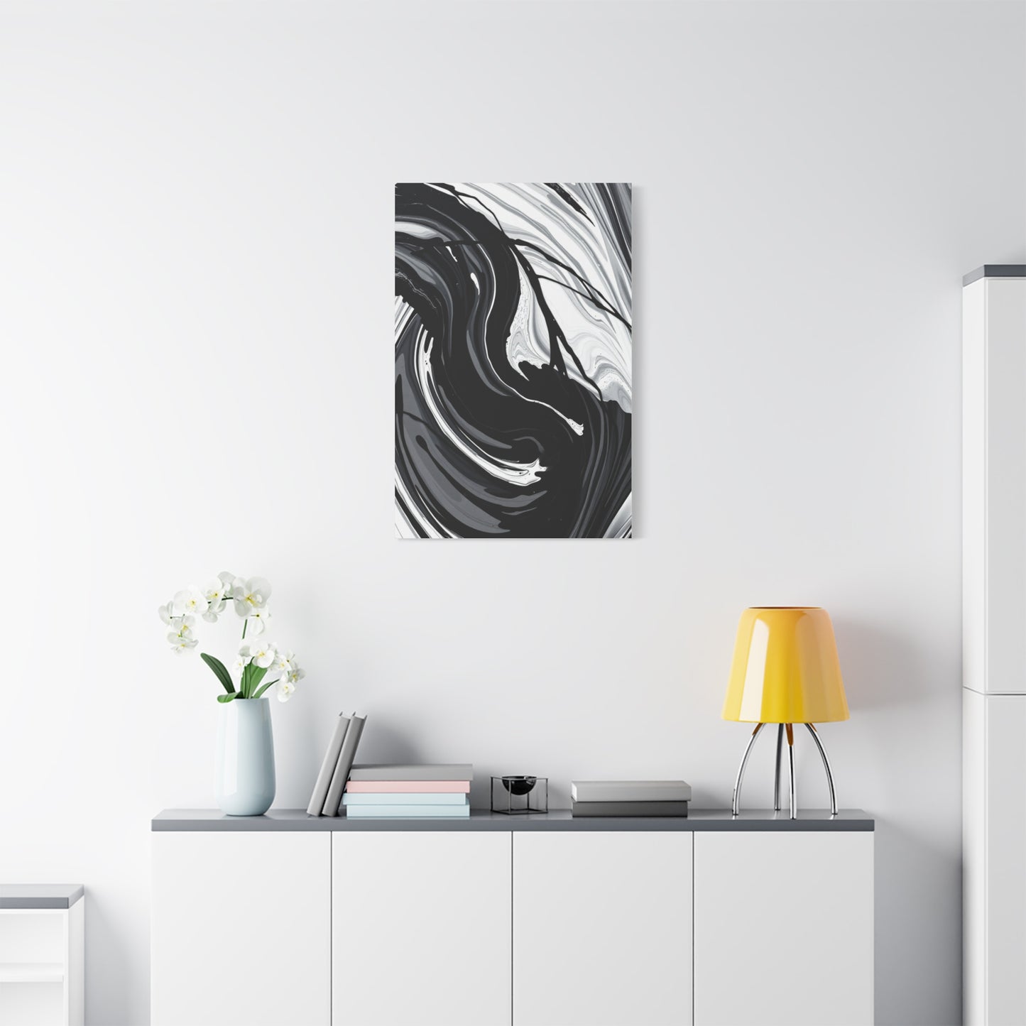 Supreme Black and White Abstract Art Collection Wall Art & Canvas Print