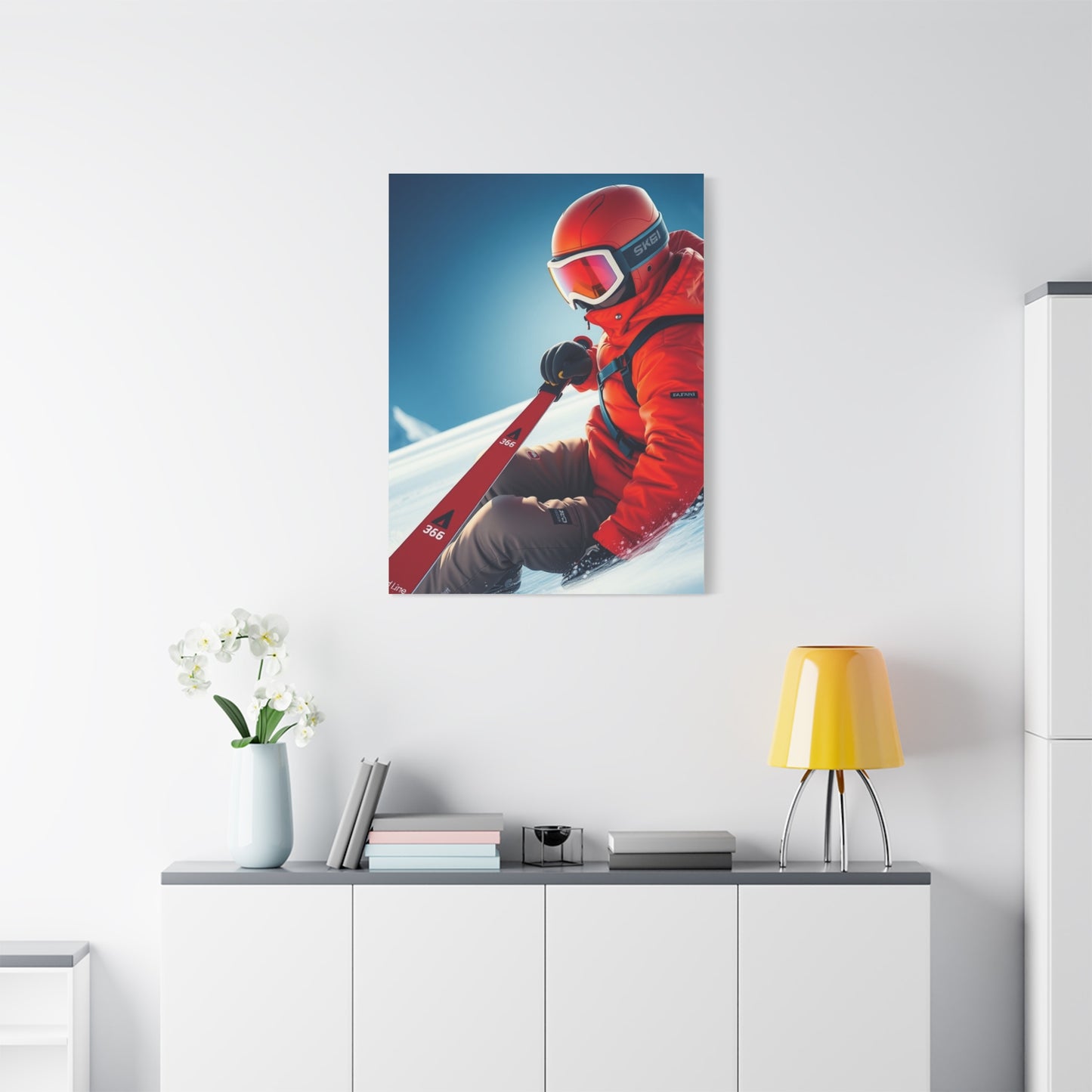 Skiing Art Luxury Canvas Wall Art & Canvas Print