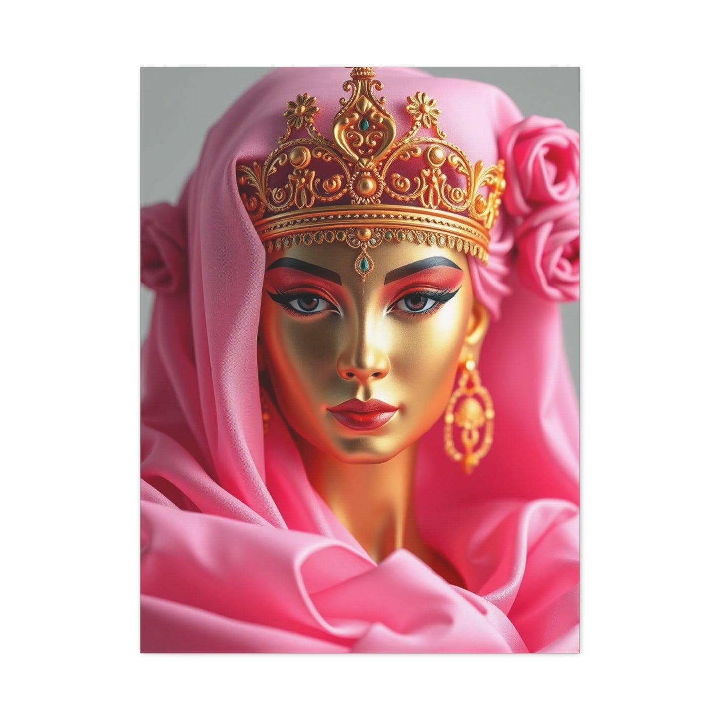 Gold & Pink Art Supreme Gallery Wall Art & Canvas Print