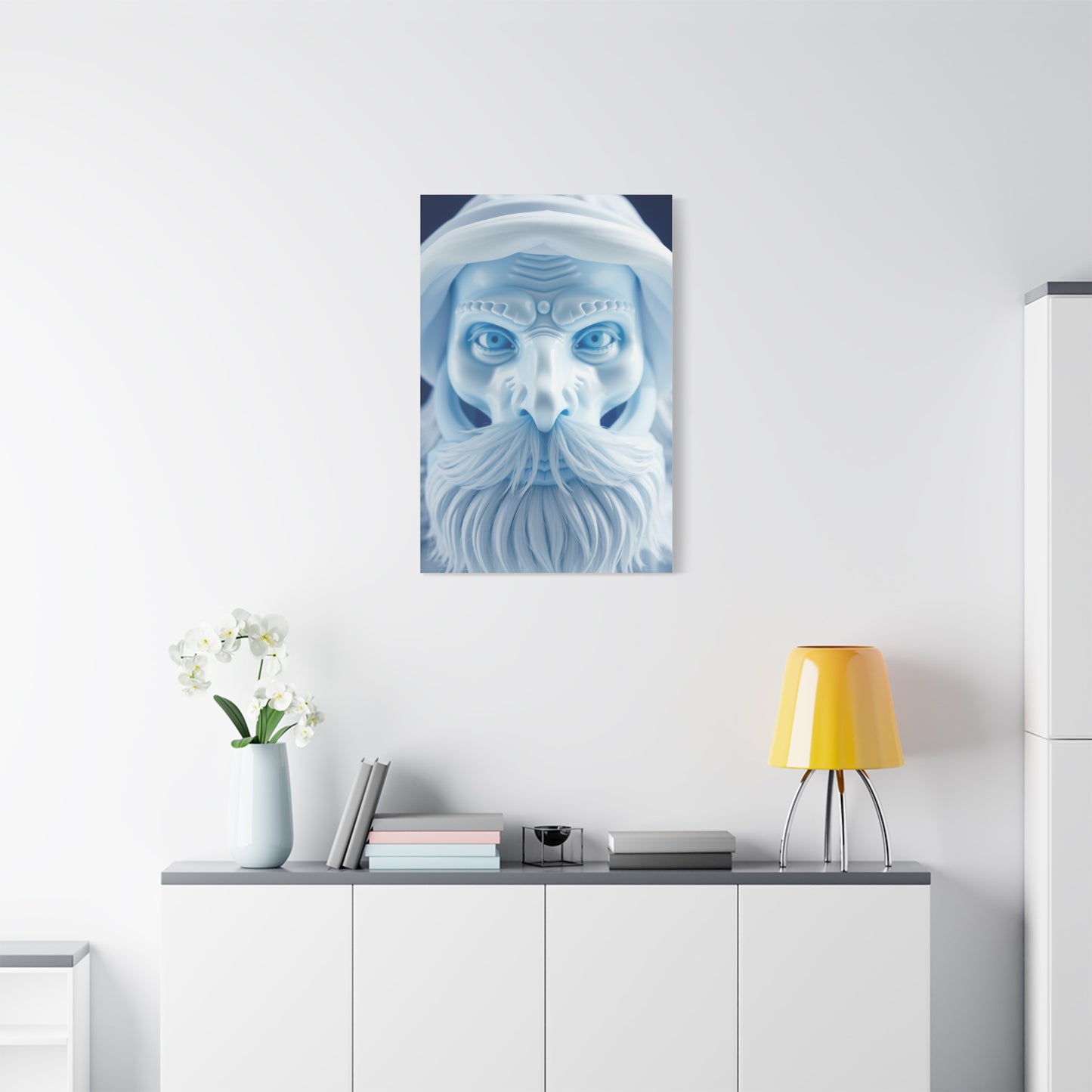 Elite Blue and White Art Vision Wall Art & Canvas Print