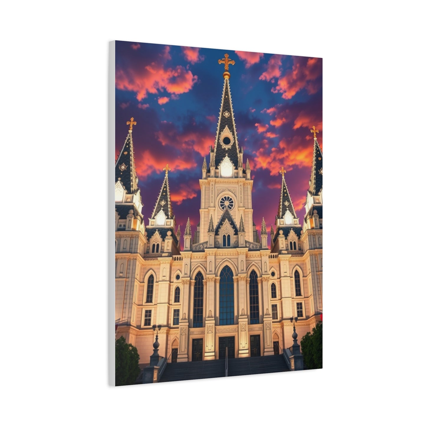 The LDS Temple Art Luxury Canvas Wall Art & Canvas Print