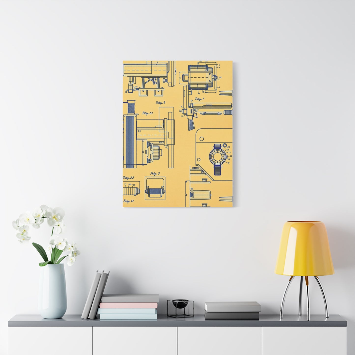 Blueprint & Patent Sketches Art Supreme Gallery Wall Art & Canvas Print