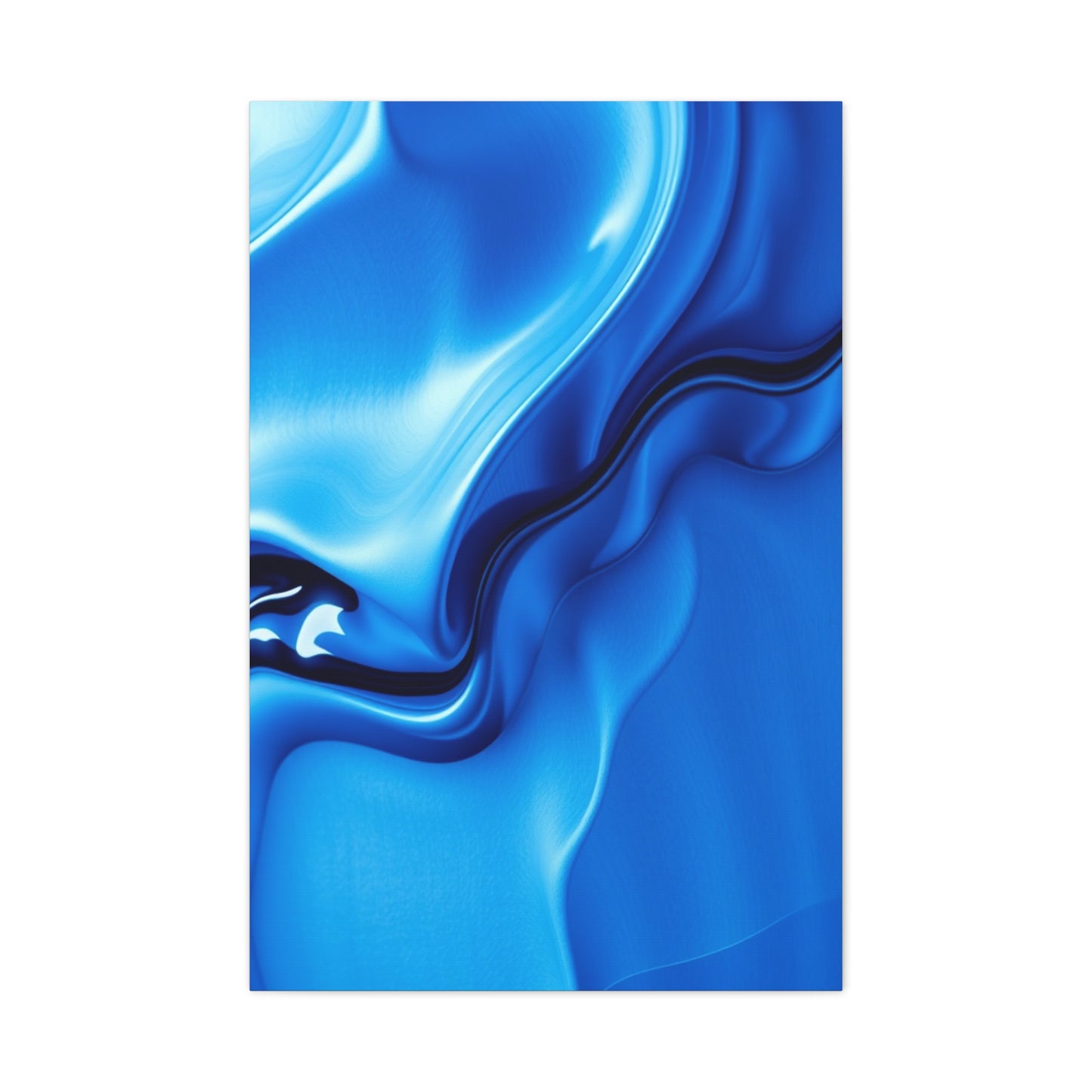 Blue Abstract Art Supreme Gallery Wall Art & Canvas Print