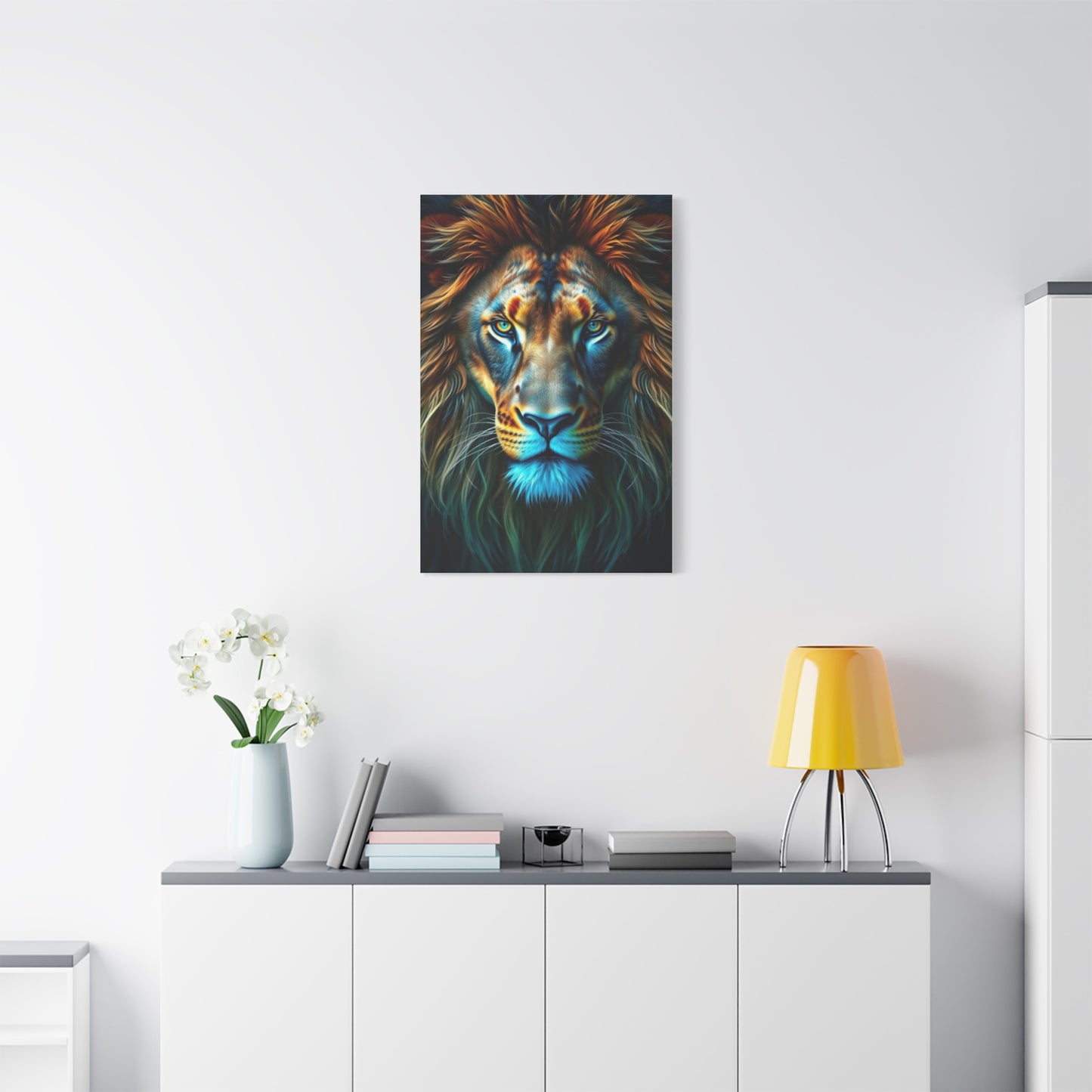 Imperial Majesty in Brushstrokes Wall Art & Canvas Print