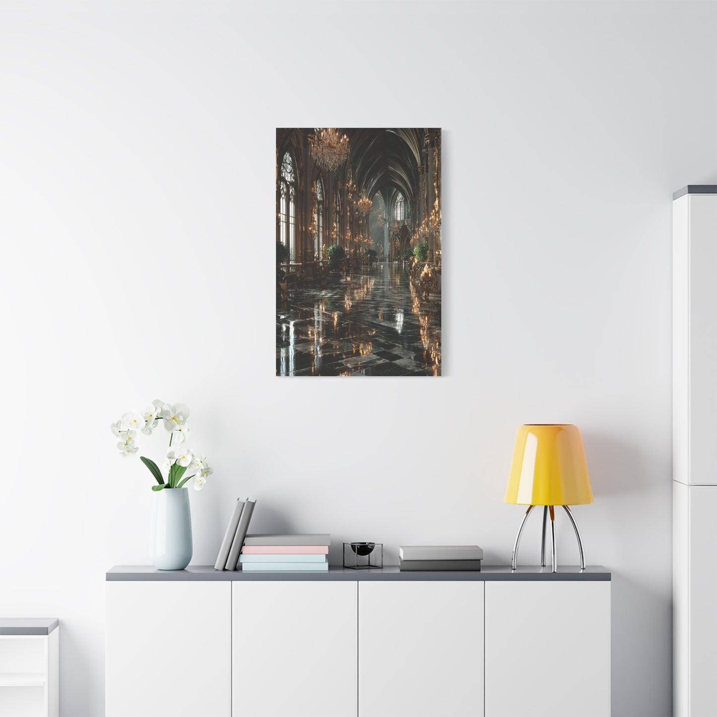 Grand Palace Corridor Luxury Wall Art & Canvas Print