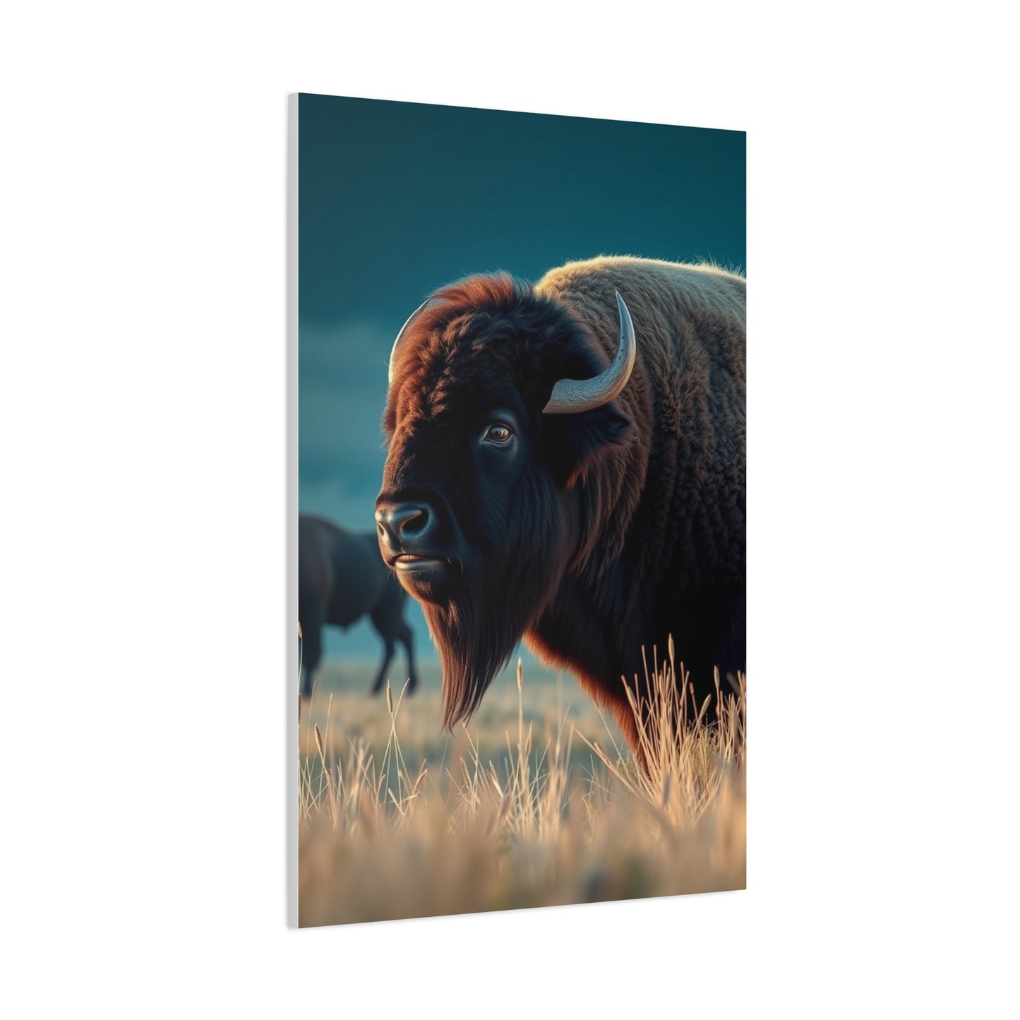 Buffalo Majesty Panorama Wall Art & Canvas Print