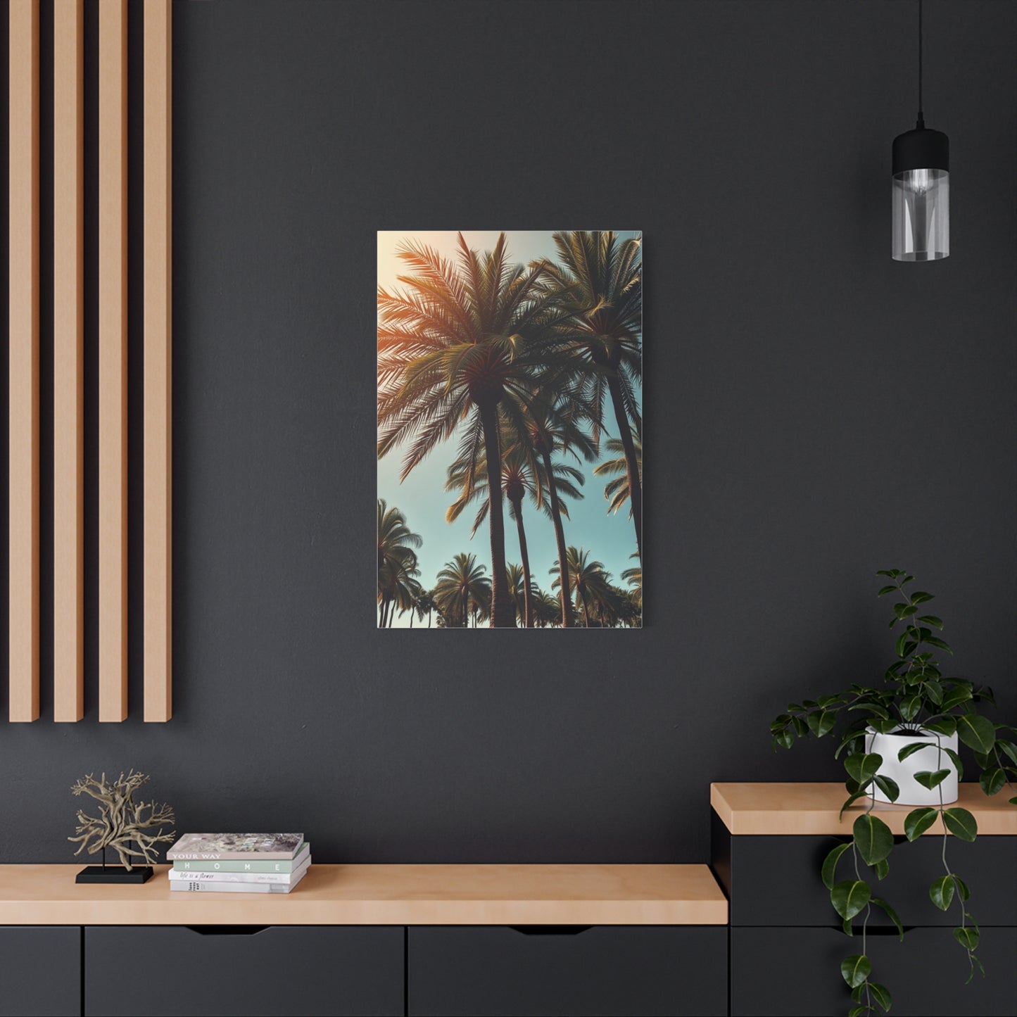 Elegant Fronds Panorama Wall Art & Canvas Print