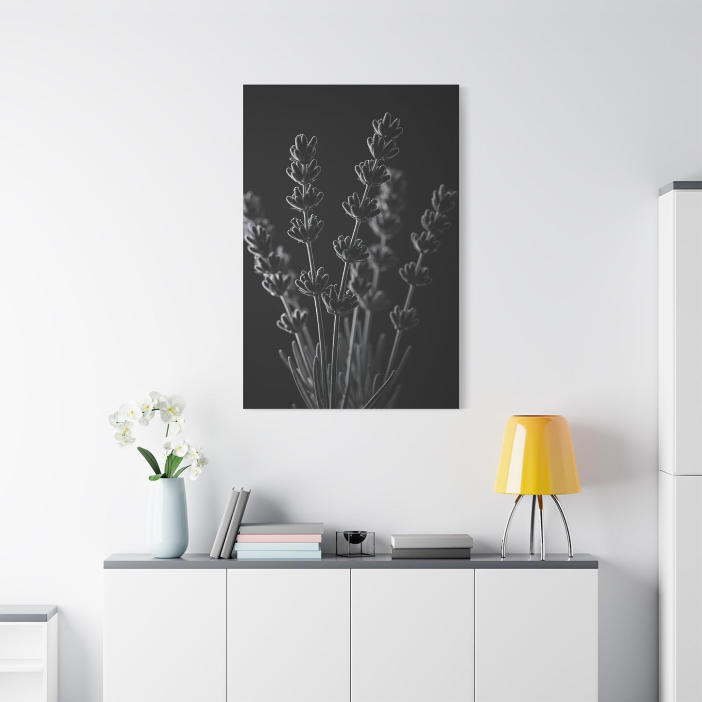 Lavender Silhouette Study Wall Art & Canvas Prints
