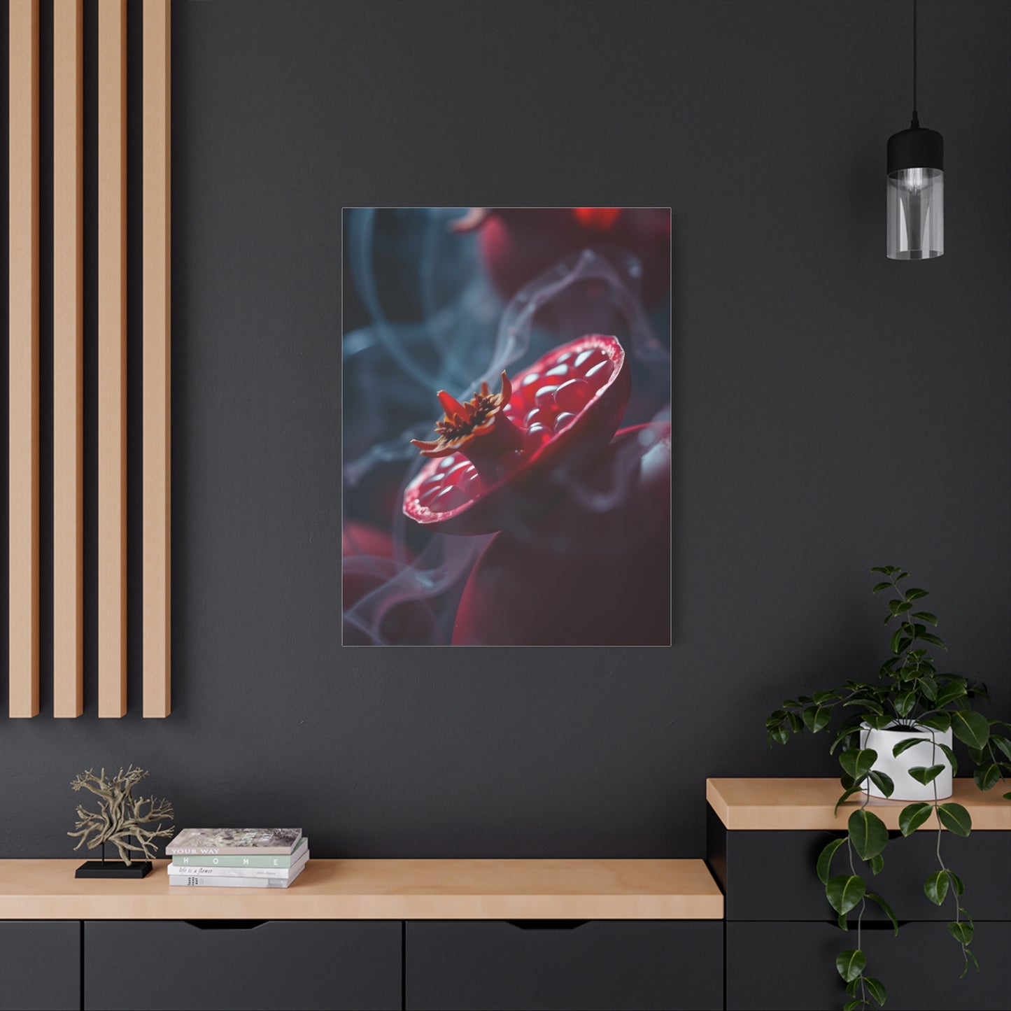 Masterpiece Pomegranate Noir Wall Art Vision Wall Art & Canvas Print