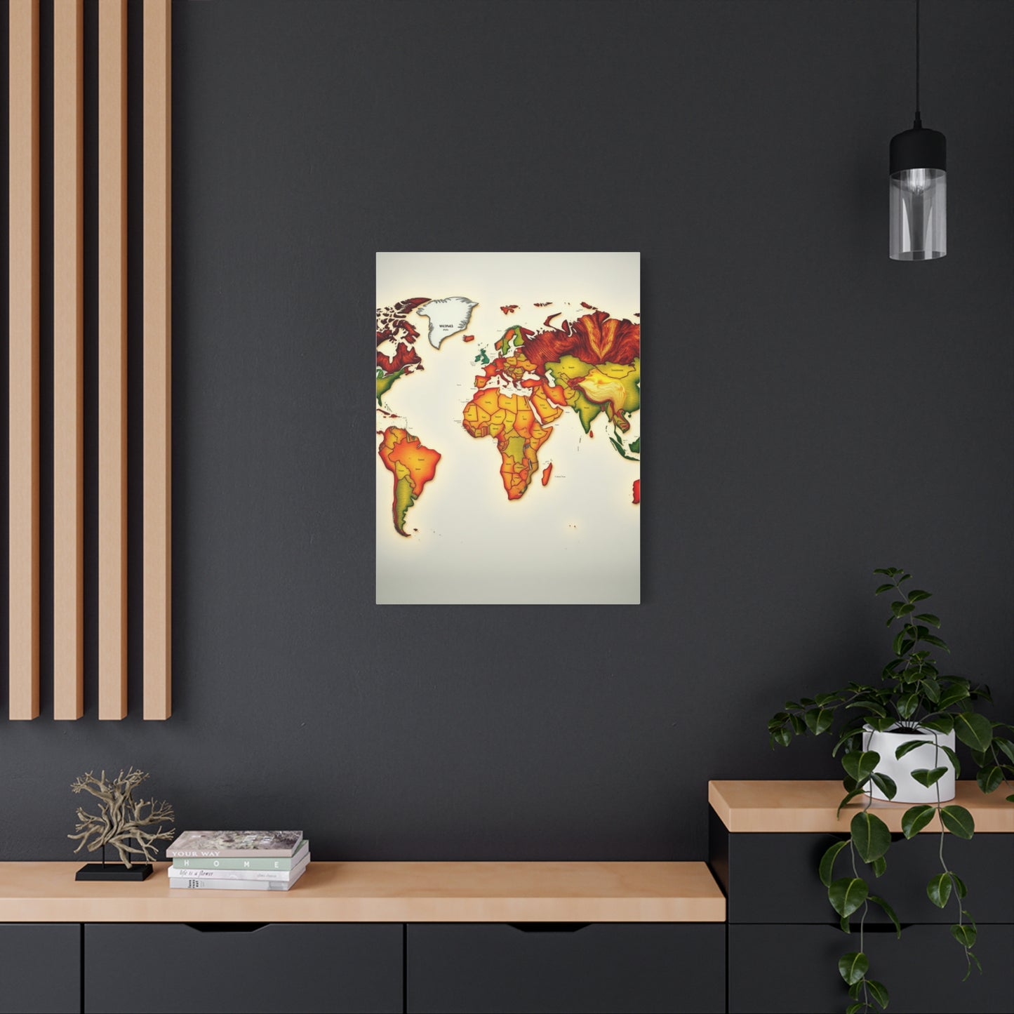 Supreme World Map Art Collection Wall Art & Canvas Print
