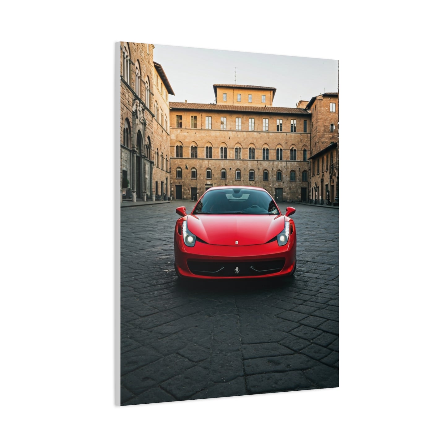 Ferrari 458 Italia Florence Piazza Wall Art & Canvas Prints