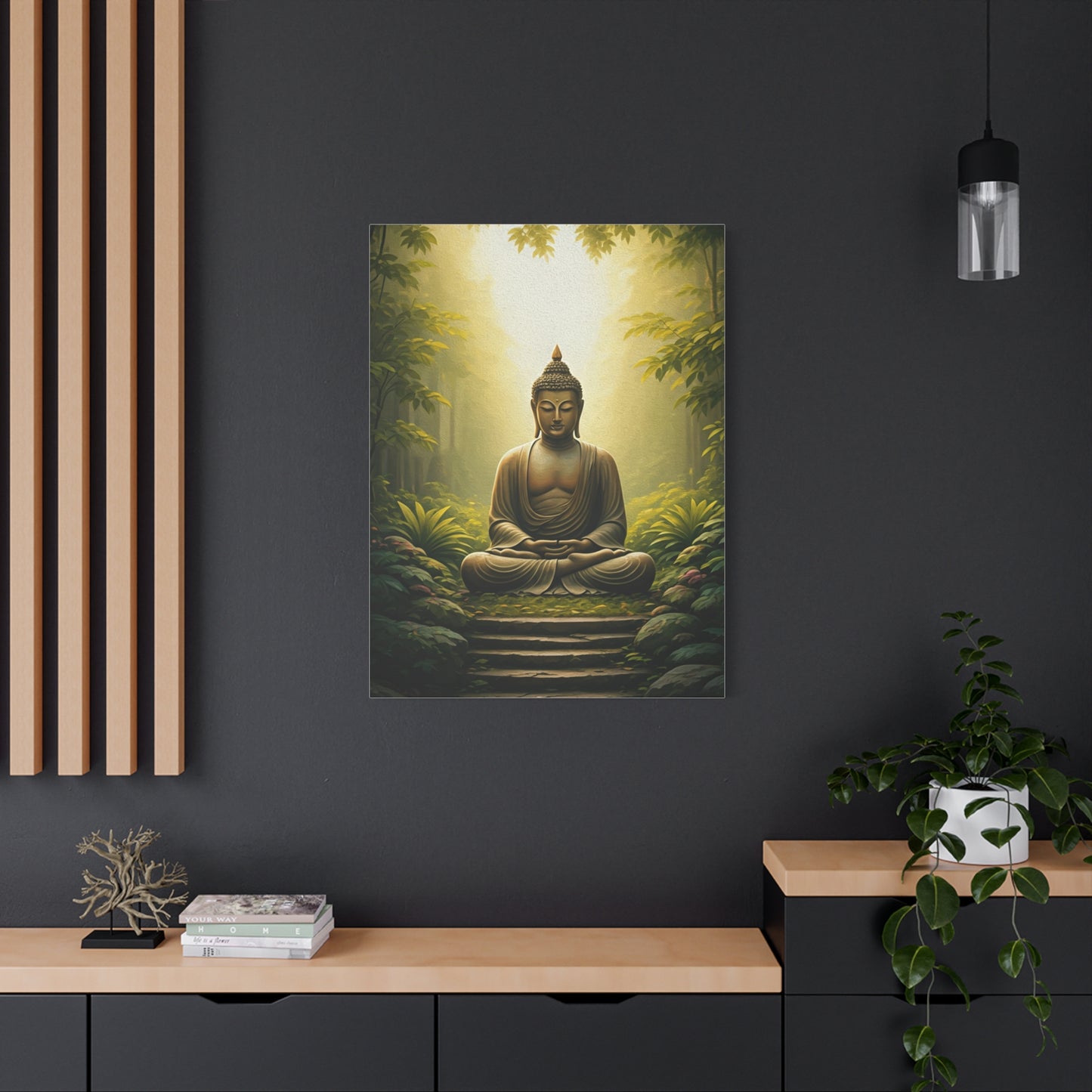 Forest Meditation Buddha Sanctuary Wall Art & Canvas Prints