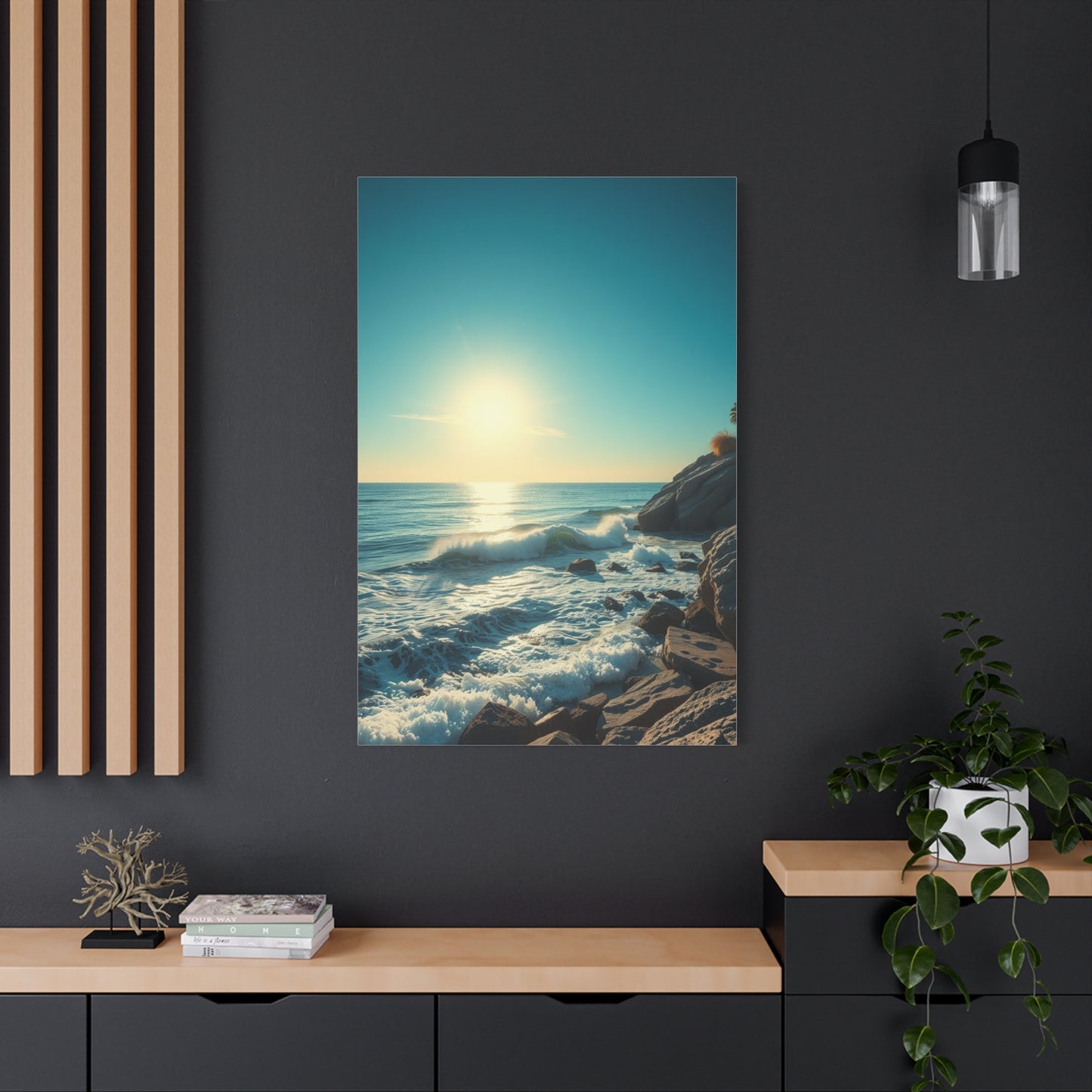 Azure Tides Masterpiece Wall Art & Canvas Print