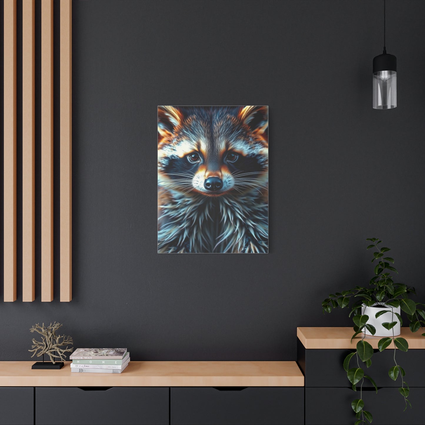 Vision Raccoon Art Art Wall Art & Canvas Print