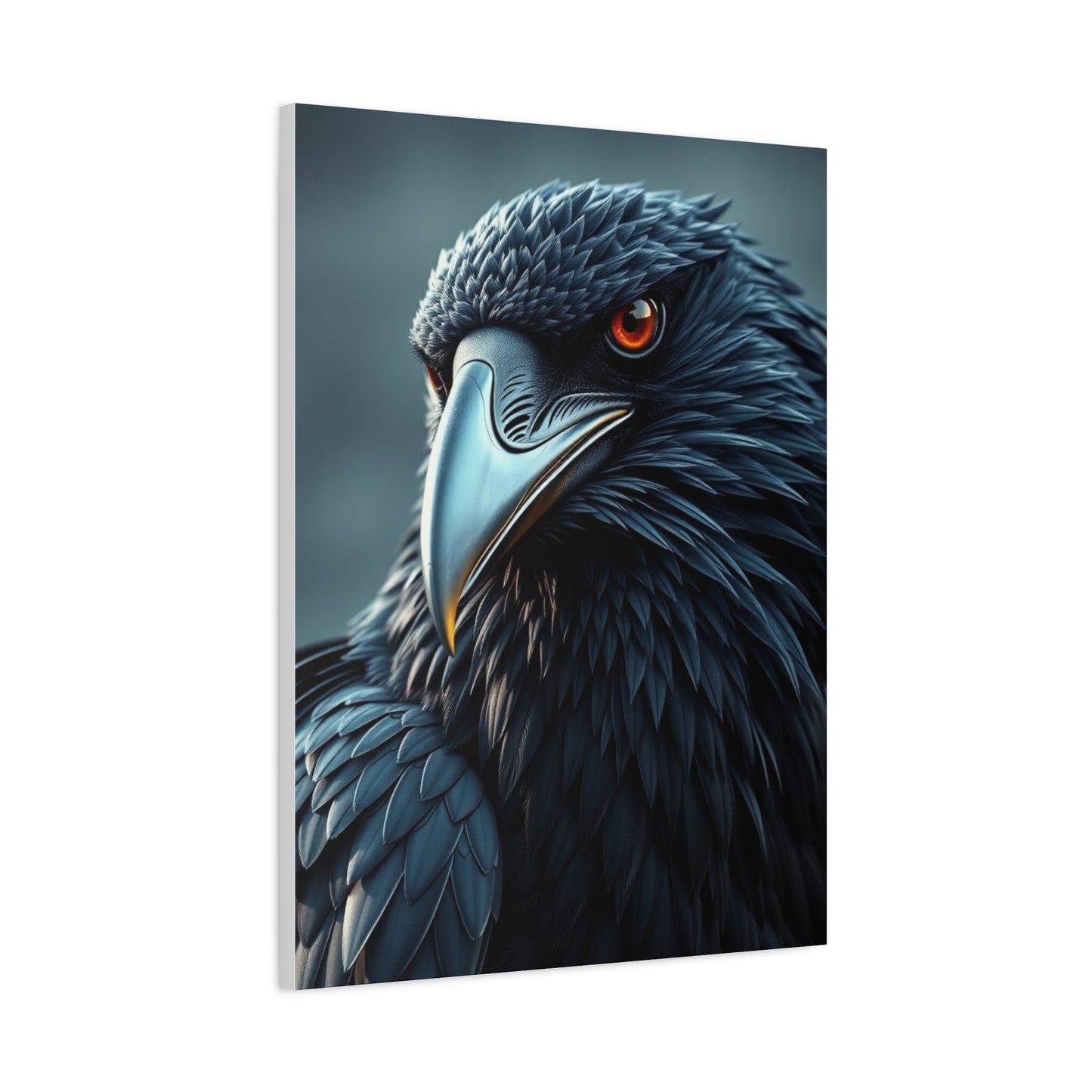 Obsidian Wing Elegance wall art & canvas print