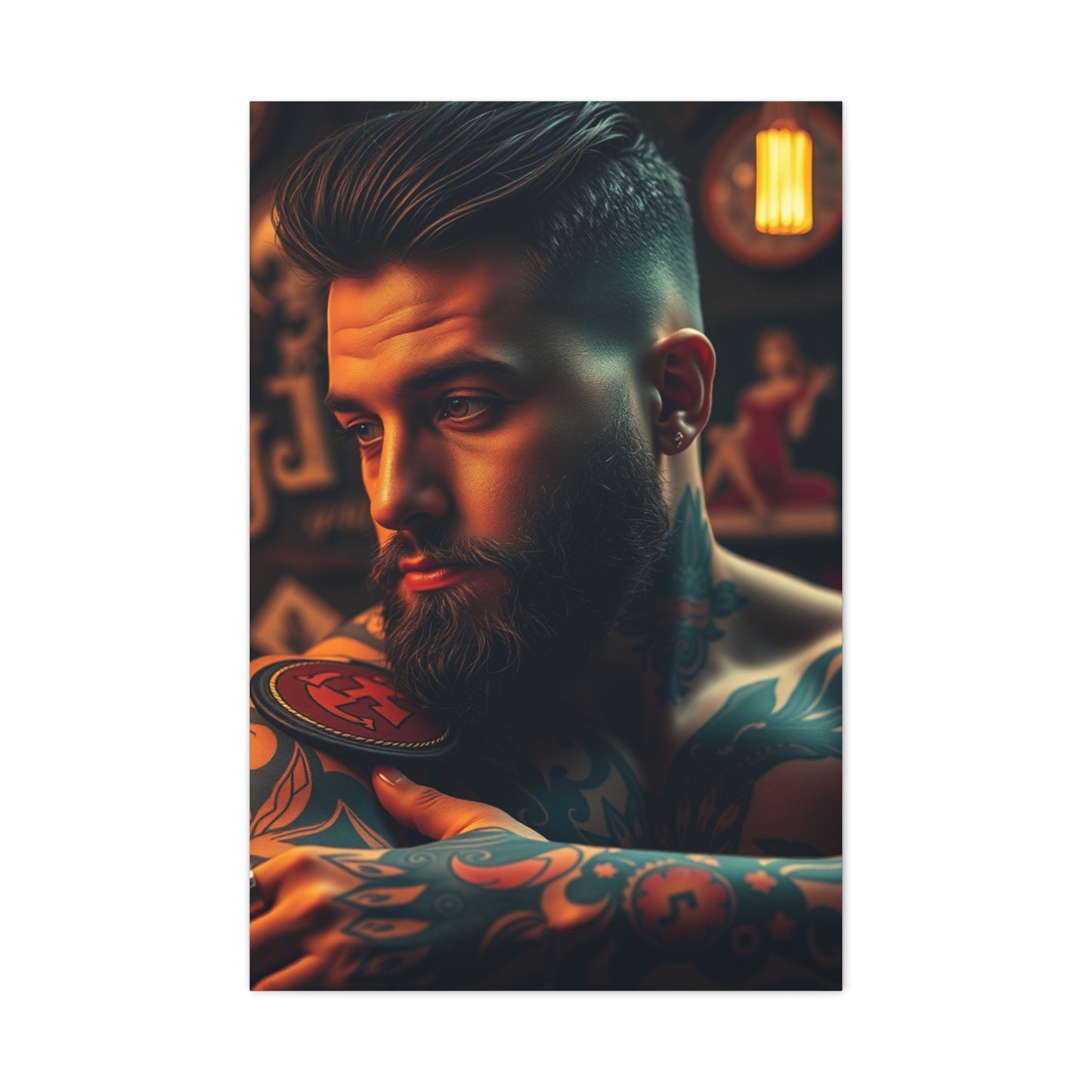 Supreme Tattoo Parlor Art Collection Wall Art & Canvas Print