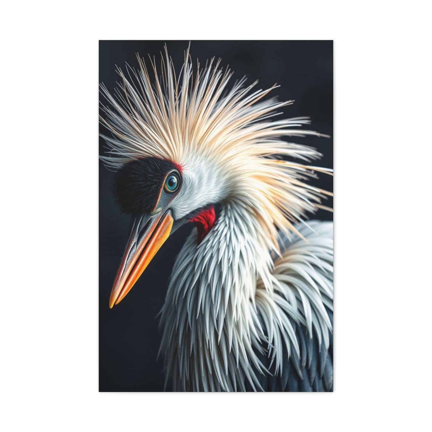 Crane Bird Art Supreme Gallery Wall Art & Canvas Print