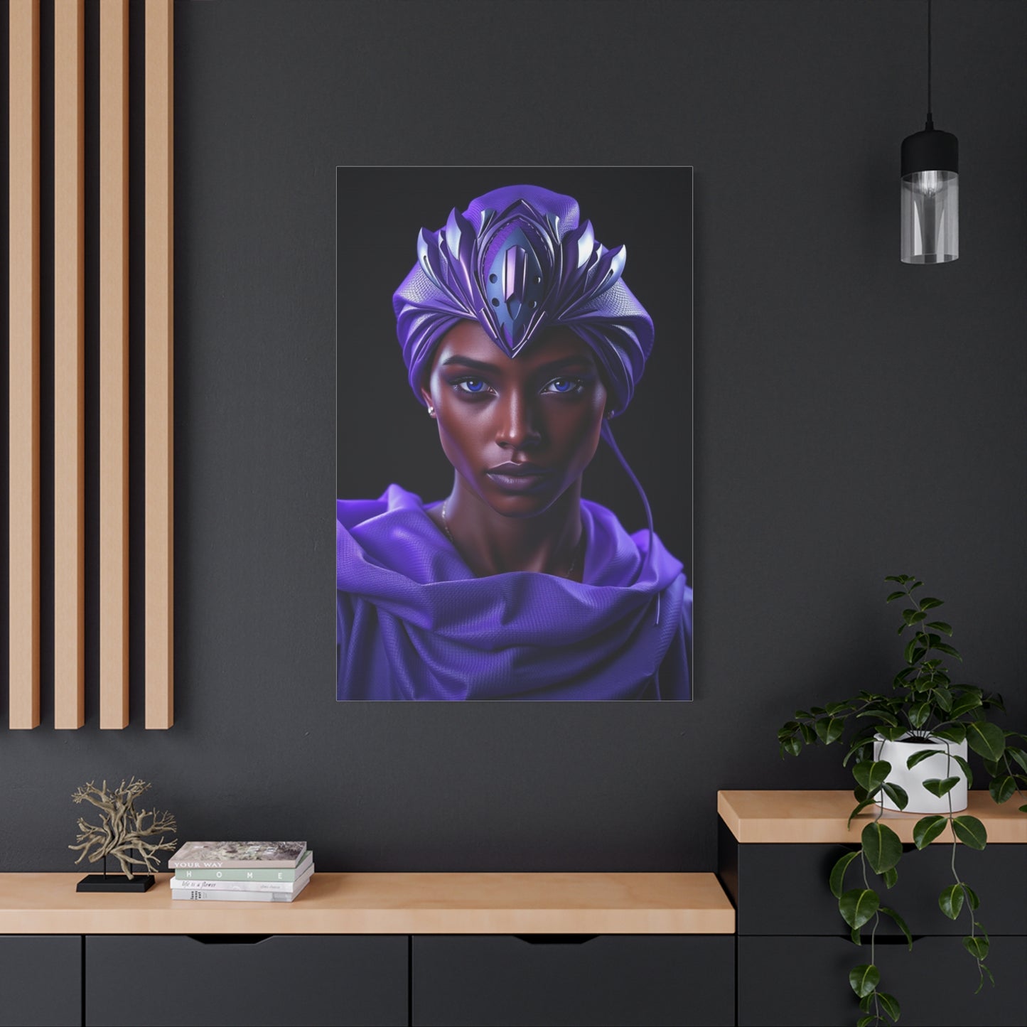 Sumptuous Purple Elysium Wall Art & Canvas Print