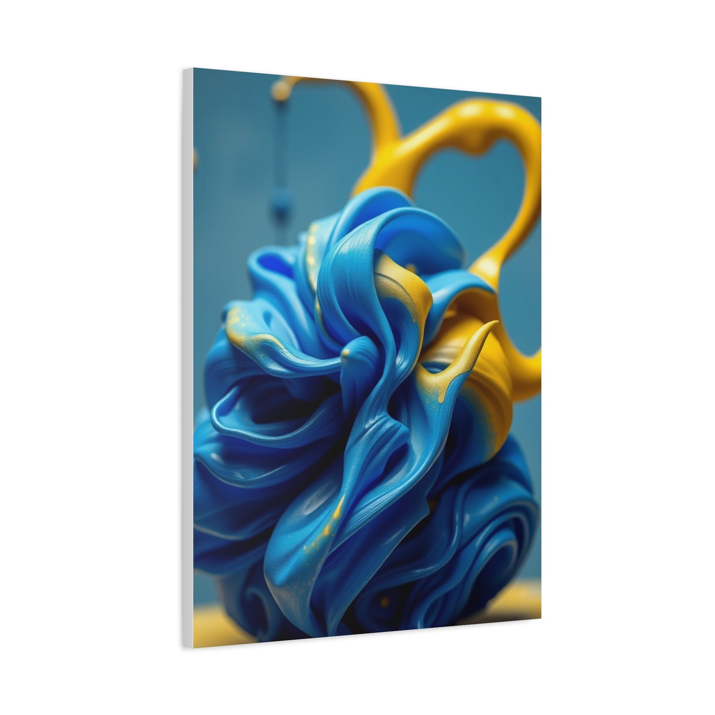 Supreme Blue & Yellow Art Collection Wall Art & Canvas Print