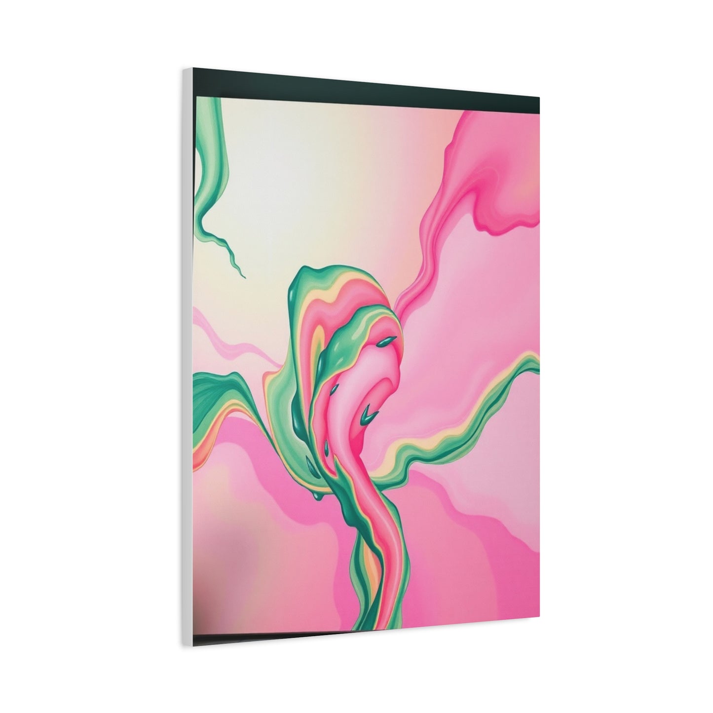 Vision Green & Pink Canvas Art Art Wall Art & Canvas Print