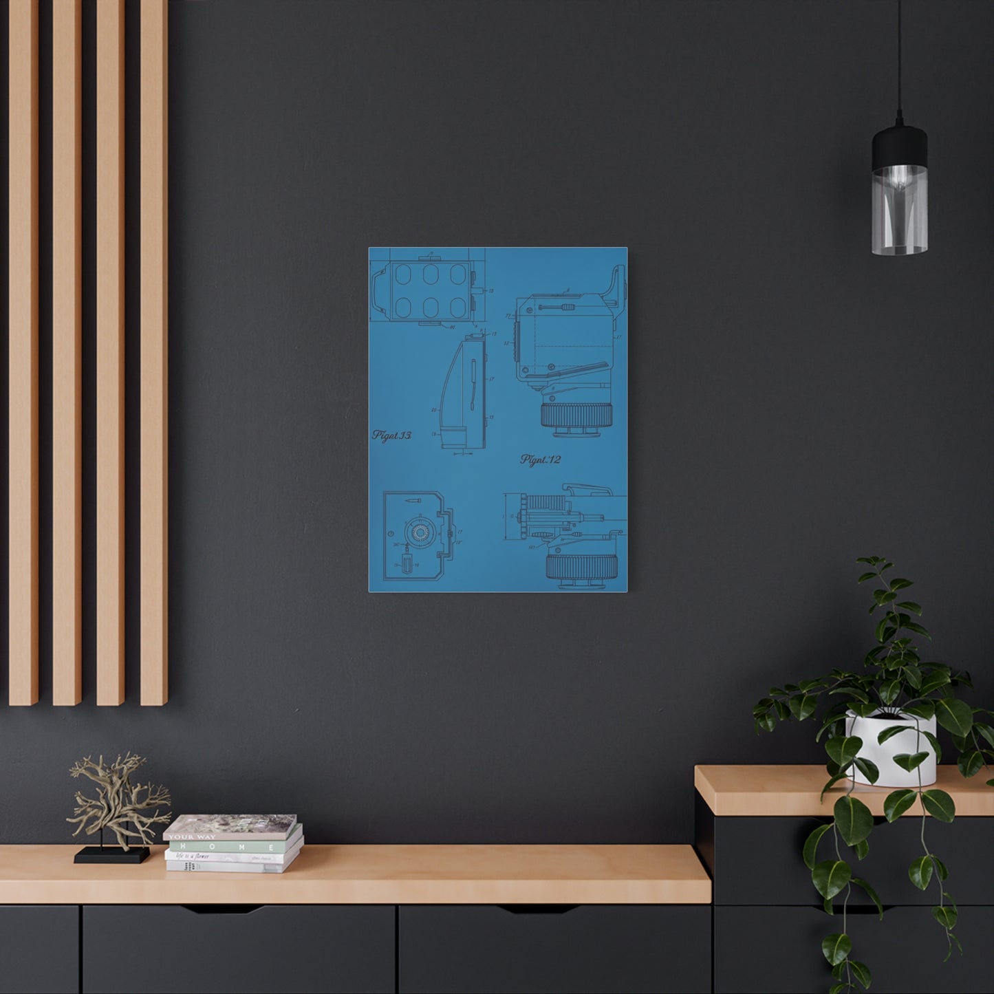 Blueprint & Patent Sketches Art Luxury Canvas Wall Art & Canvas Print