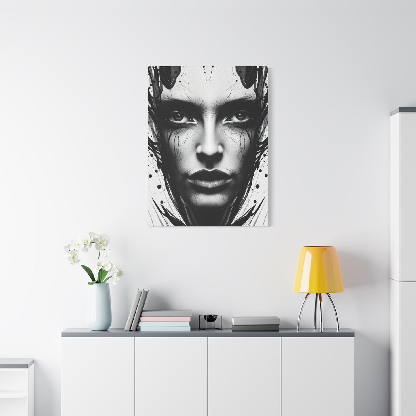 Black and White Abstract Art Supreme Gallery Wall Art & Canvas Print