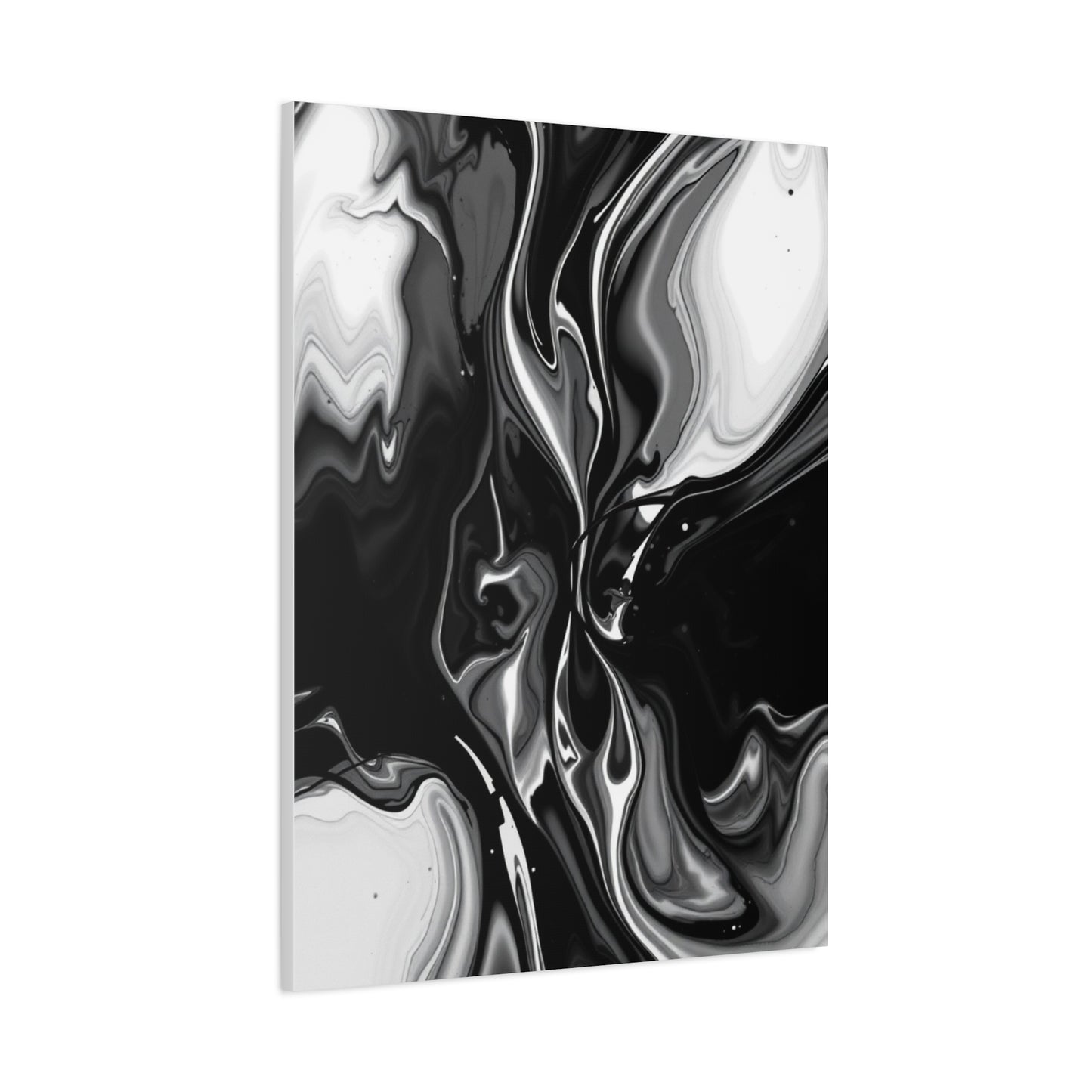 Masterpiece Black and White Abstract Art Vision Wall Art & Canvas Print