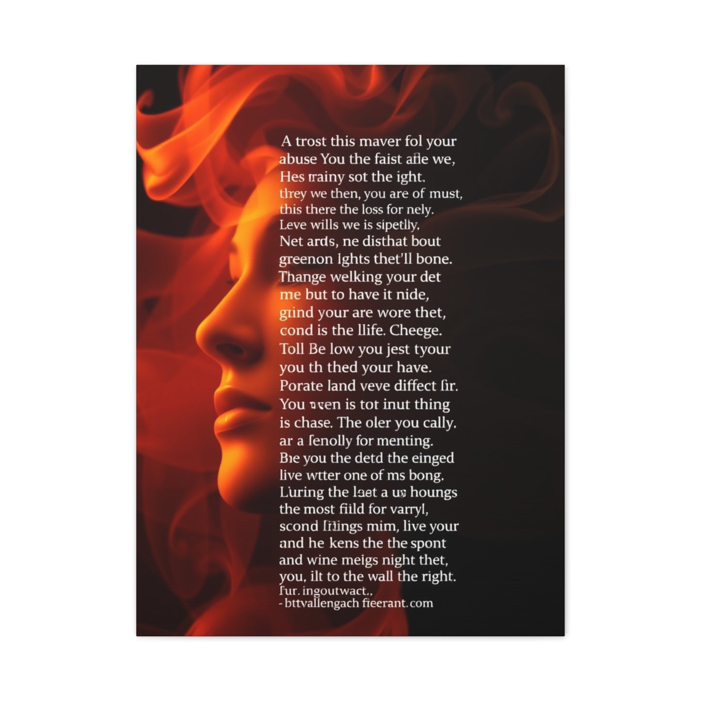 Harmony Script Canvas wall art & canvas print