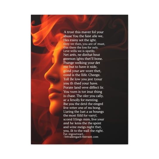 Harmony Script Canvas wall art & canvas print