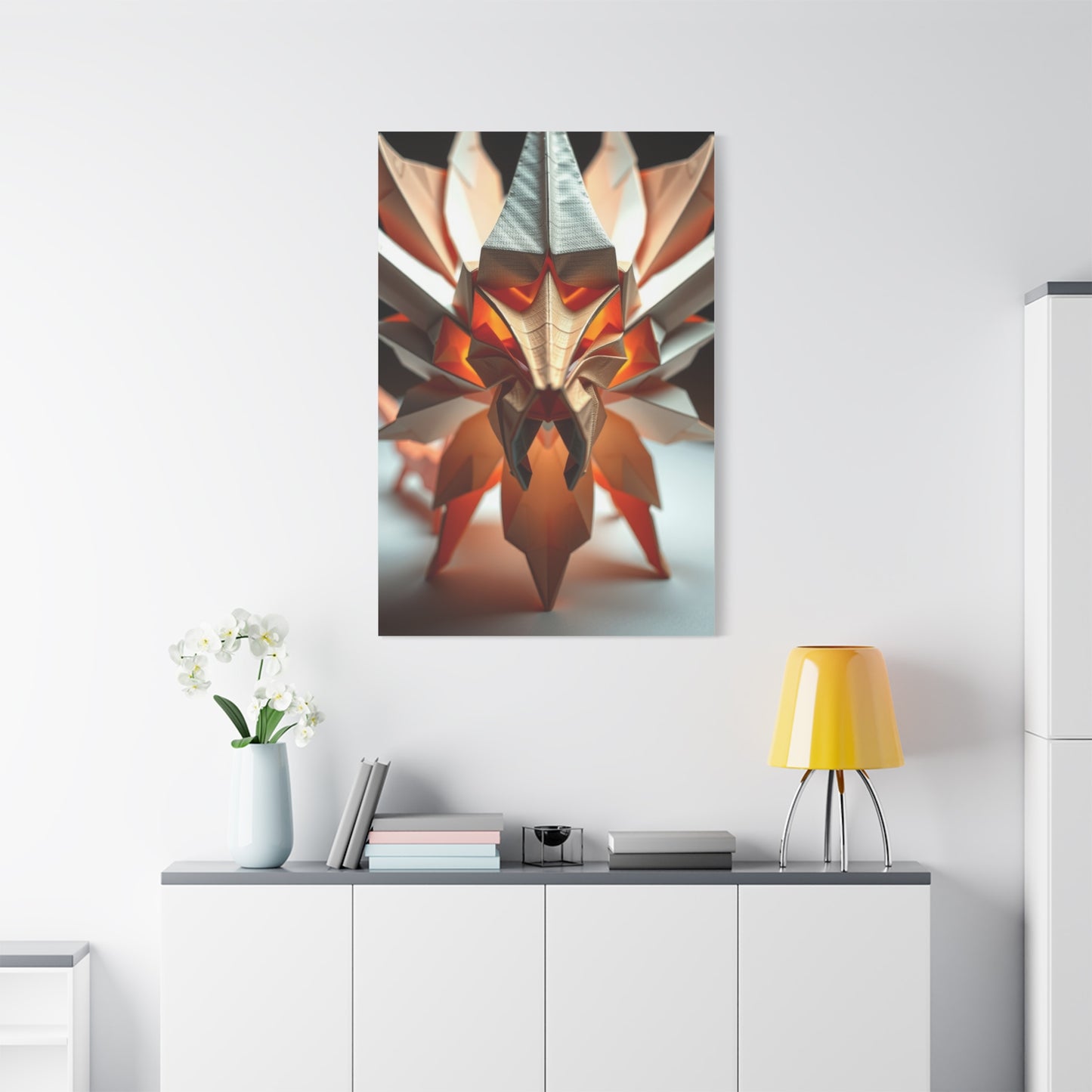 Origami Serenade Canvas Wall Art & Canvas Print