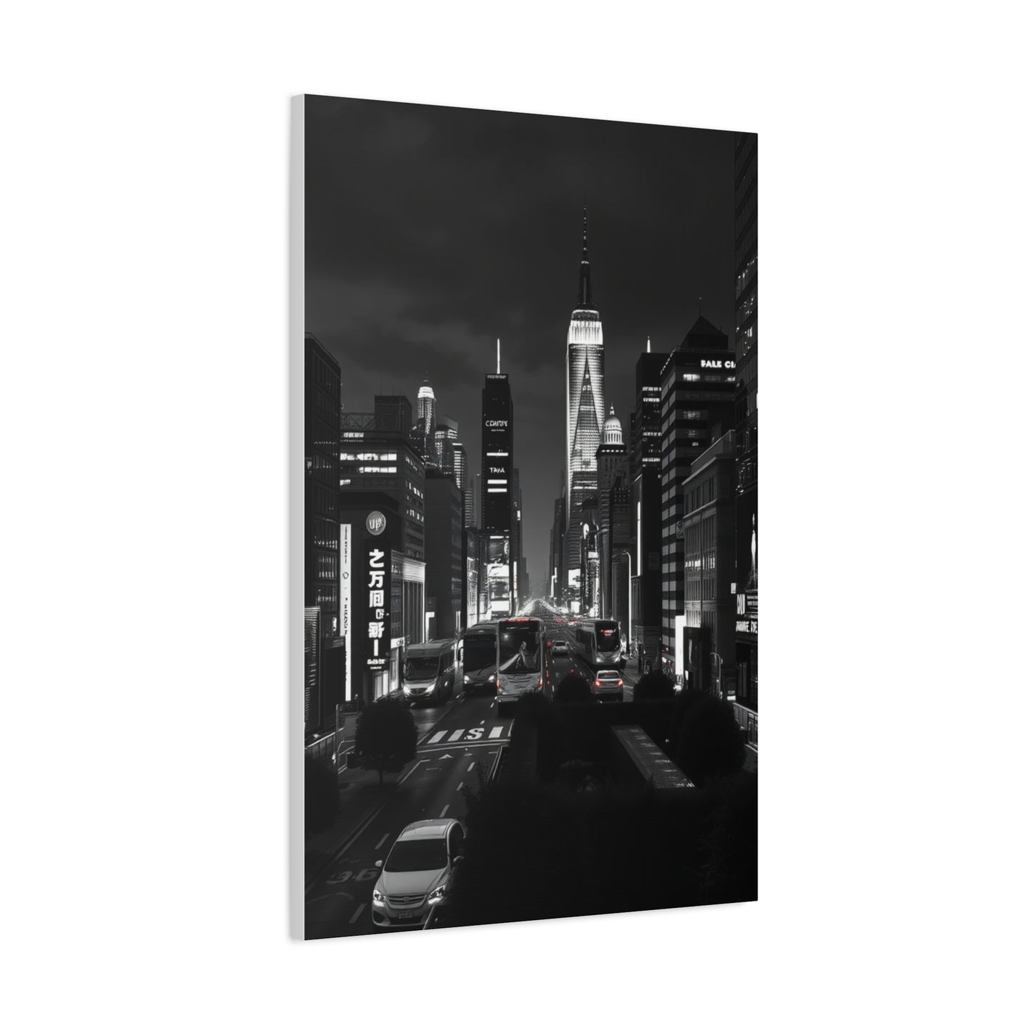 Supreme Black & White Cityscapes Art Collection Wall Art & Canvas Print