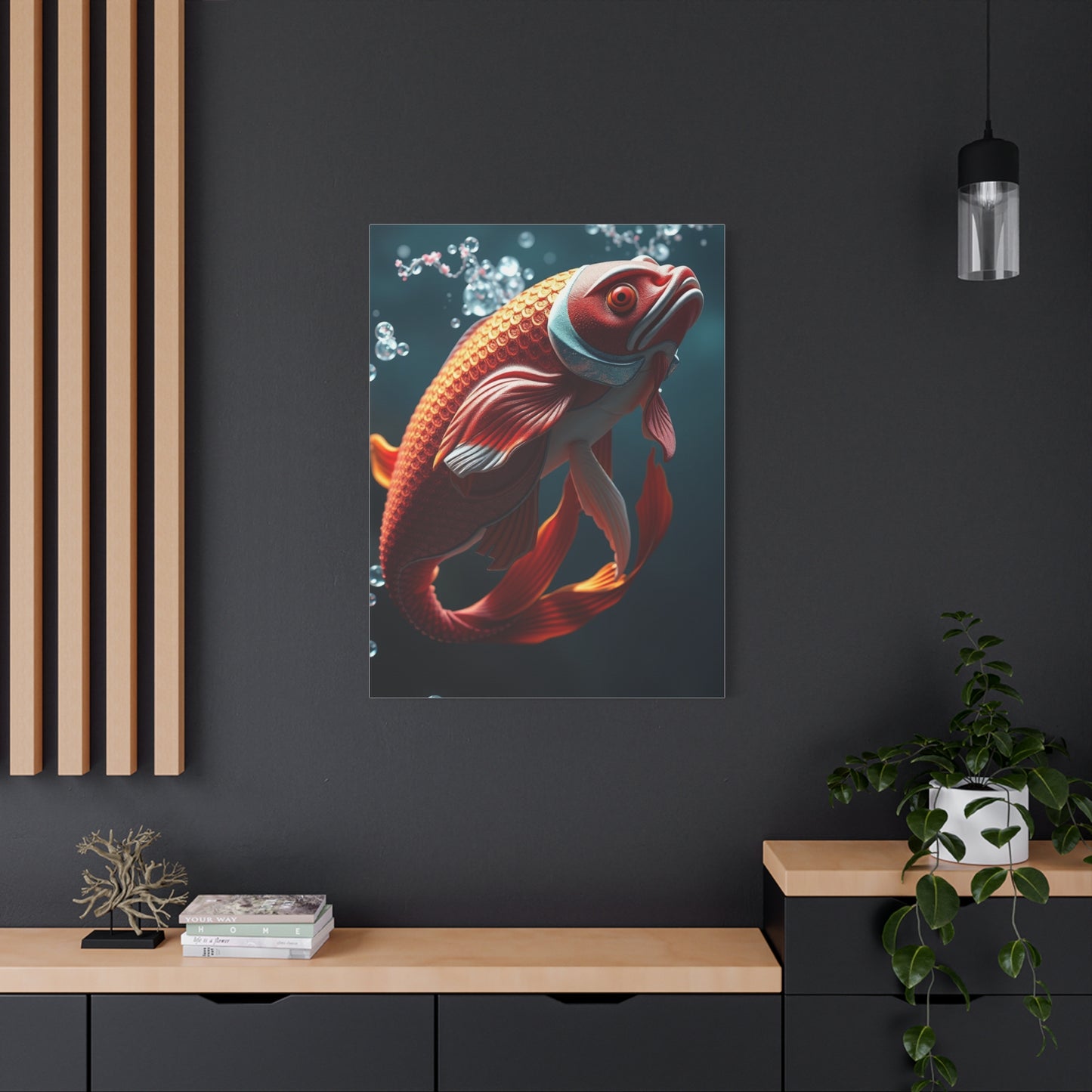 Piscean Dreamscape Canvas wall art & canvas print