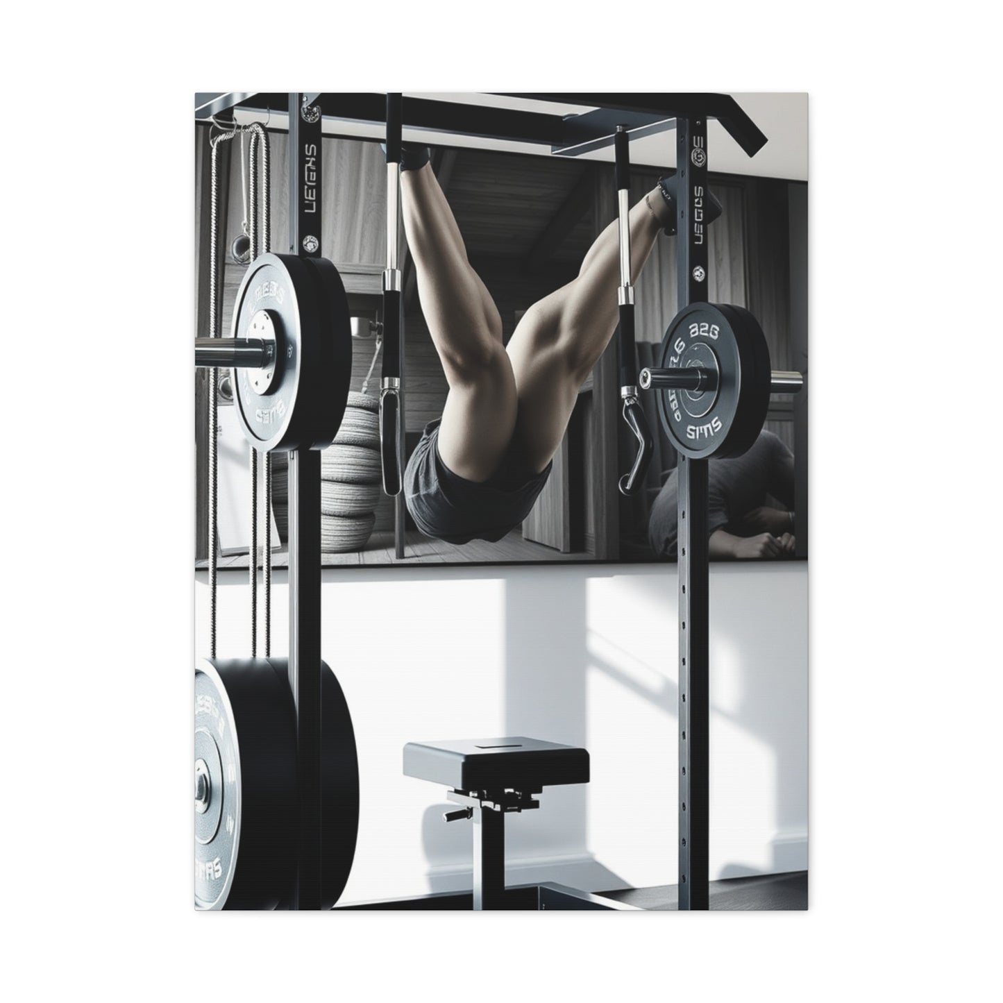 Sophisticated Workout Artistry Wall Art & Canvas Print