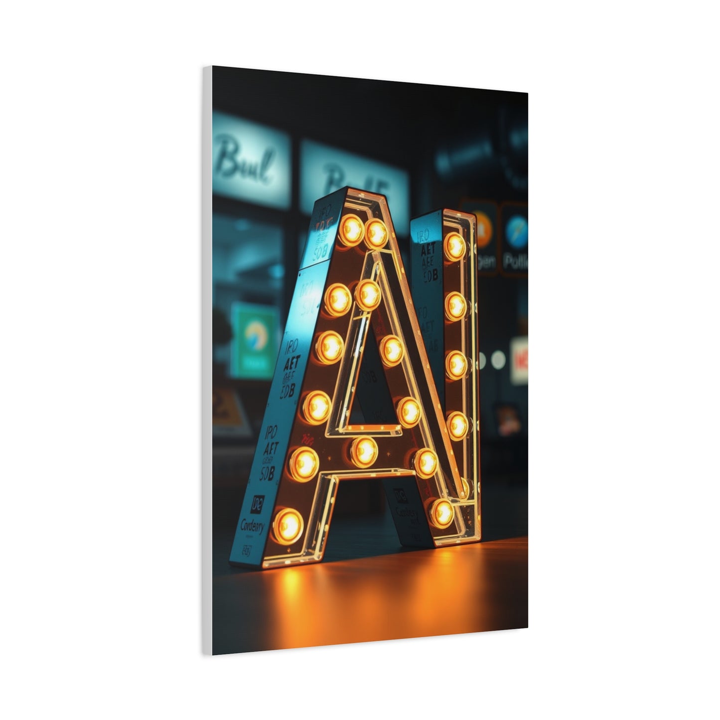 Masterpiece Alphabet & Letter Art Vision Wall Art & Canvas Print