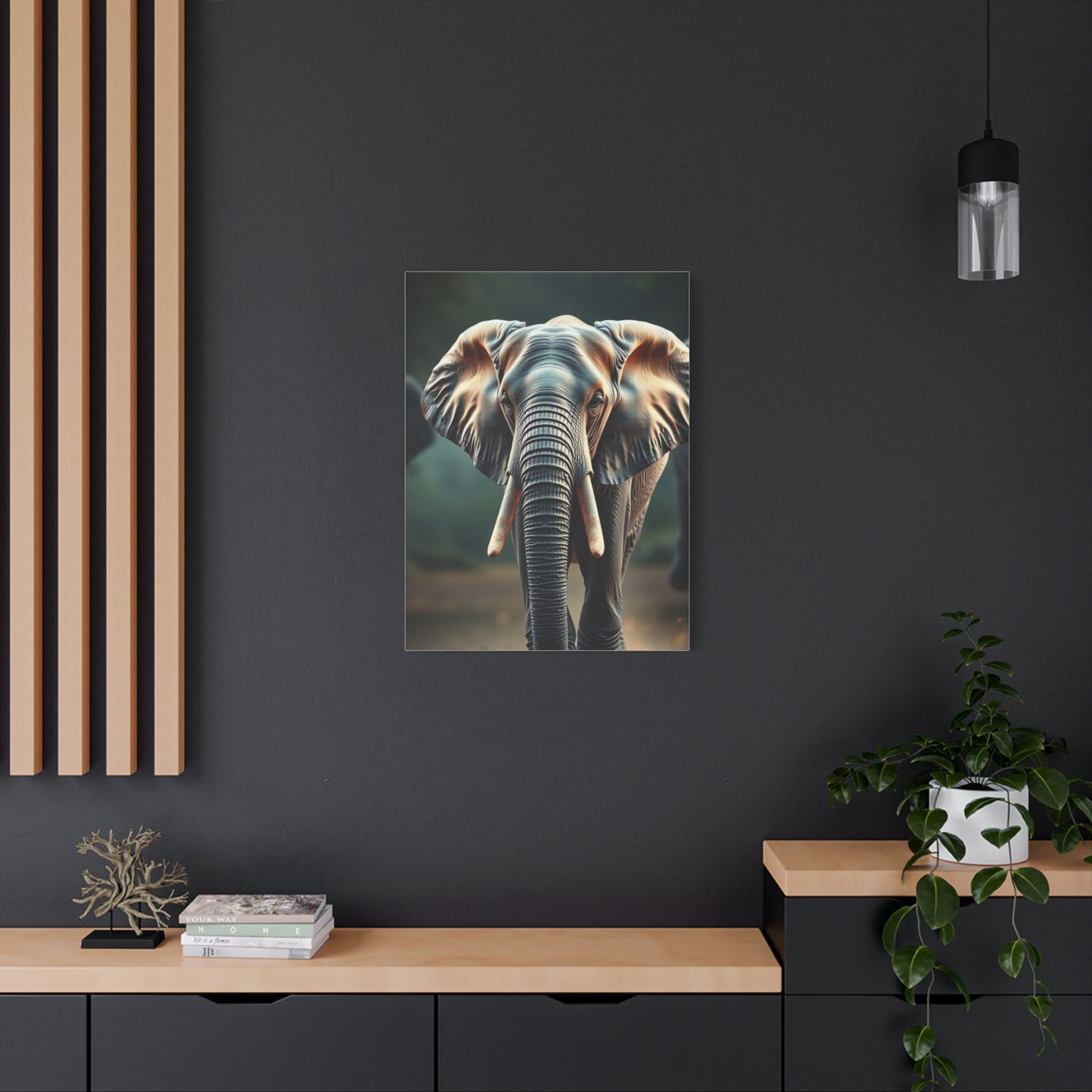 Elephantine Elegance Canvas Wall Art & Canvas Print