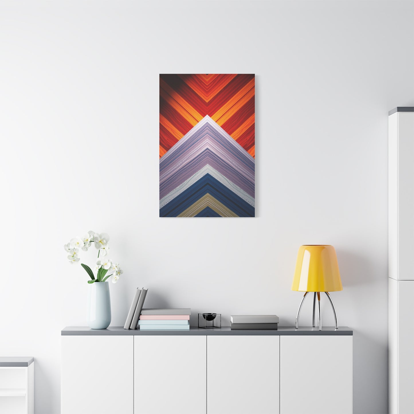 Chevron Pattern Art Supreme Gallery Wall Art & Canvas Print