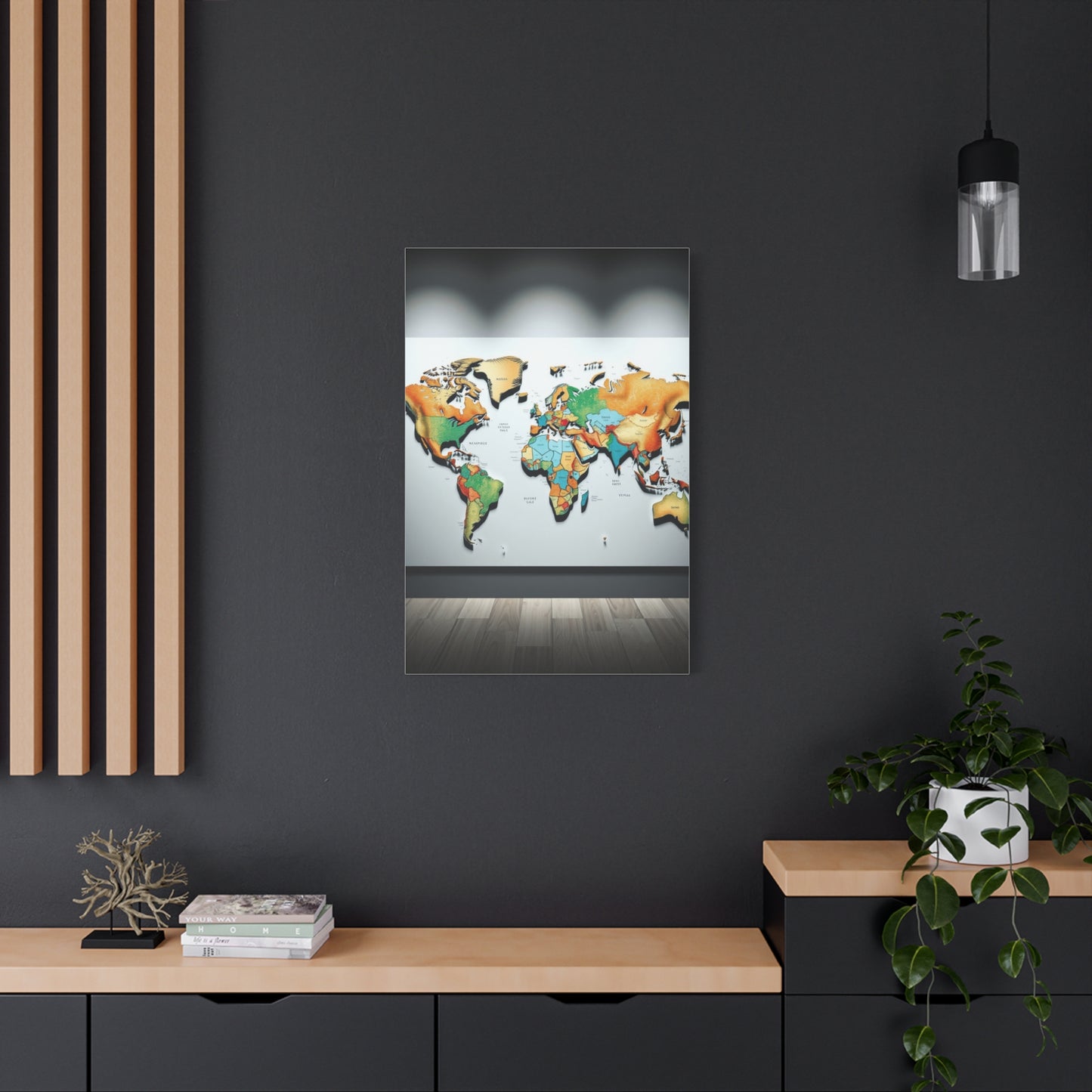 World Map Art Luxury Canvas Wall Art & Canvas Print