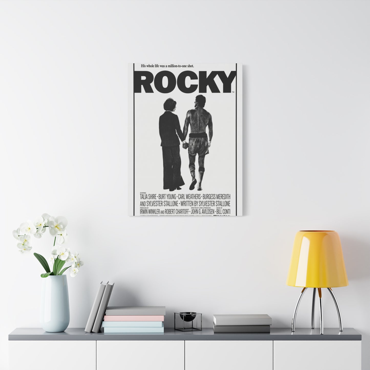 Rocky Movie Poster Wall Art & Canvas Print