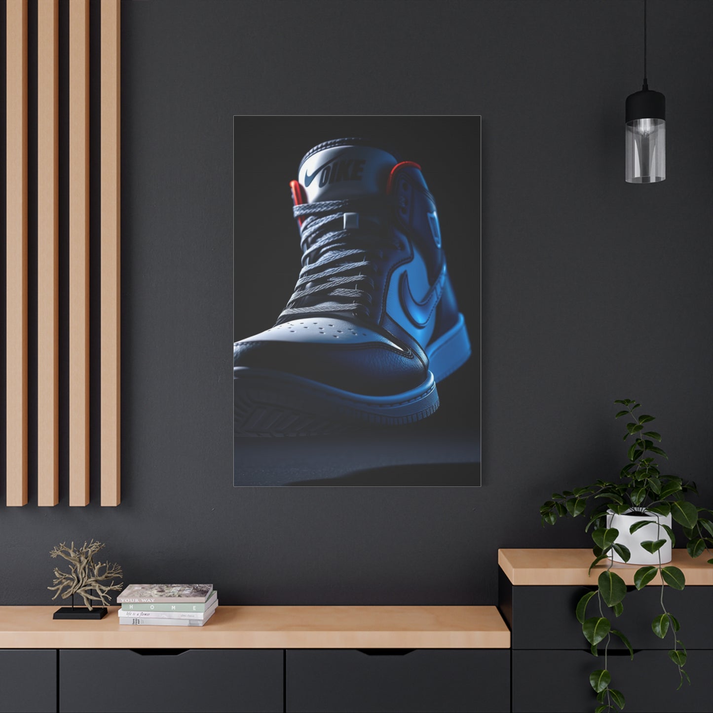 Ornate Kicks Illustration Wall Art & Canvas Print