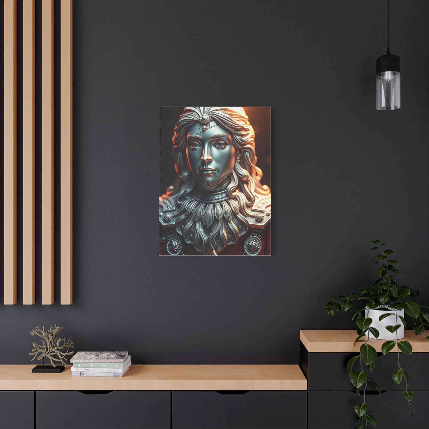 Argent Elegance Canvas wall art & canvas print