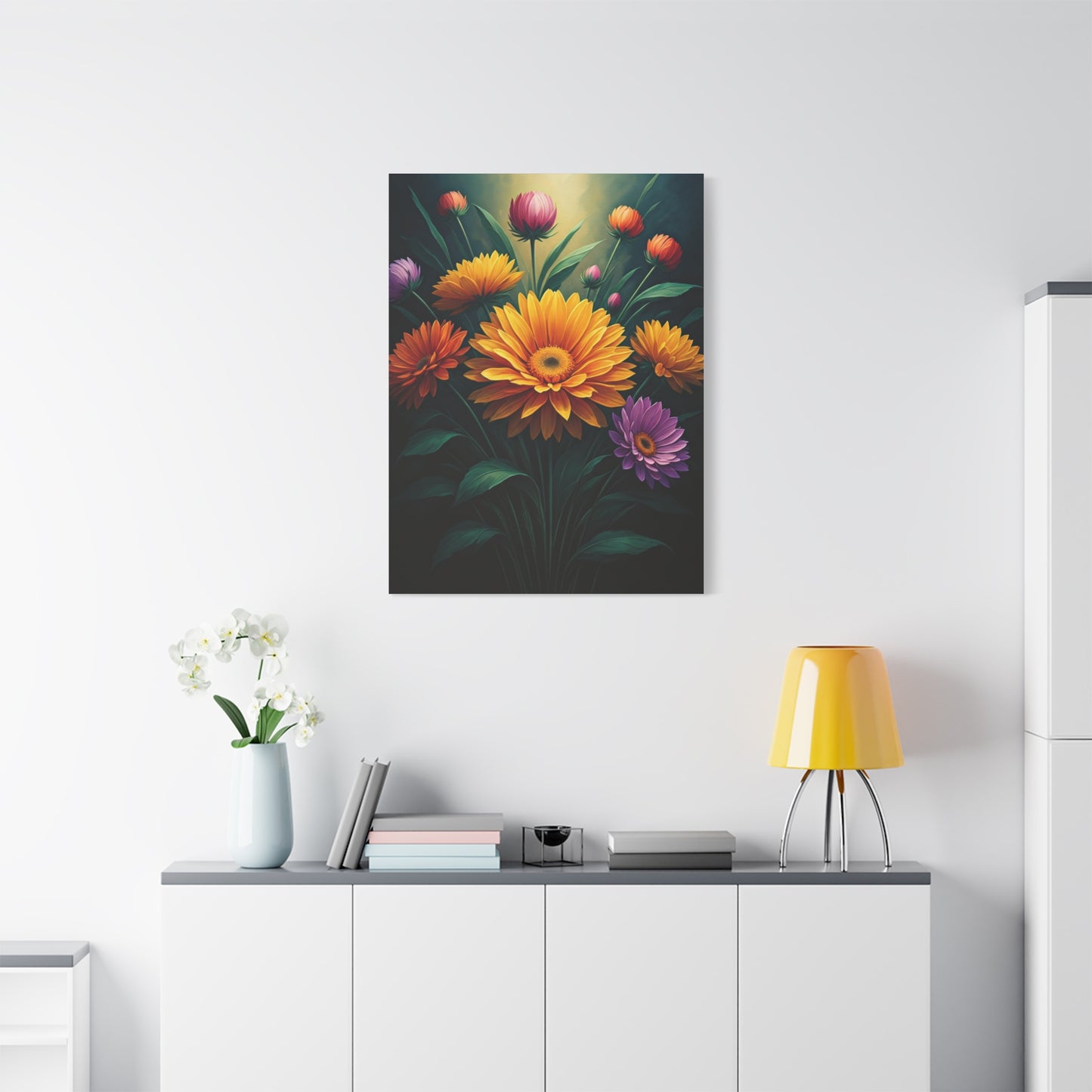 Golden Garden Radiance Wall Art & Canvas Print