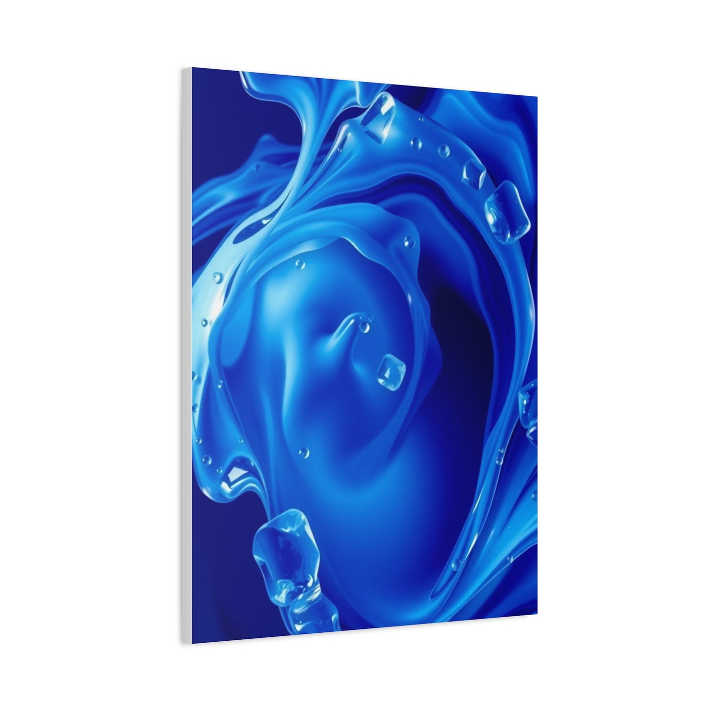 Vision Blue and White Art Art Wall Art & Canvas Print