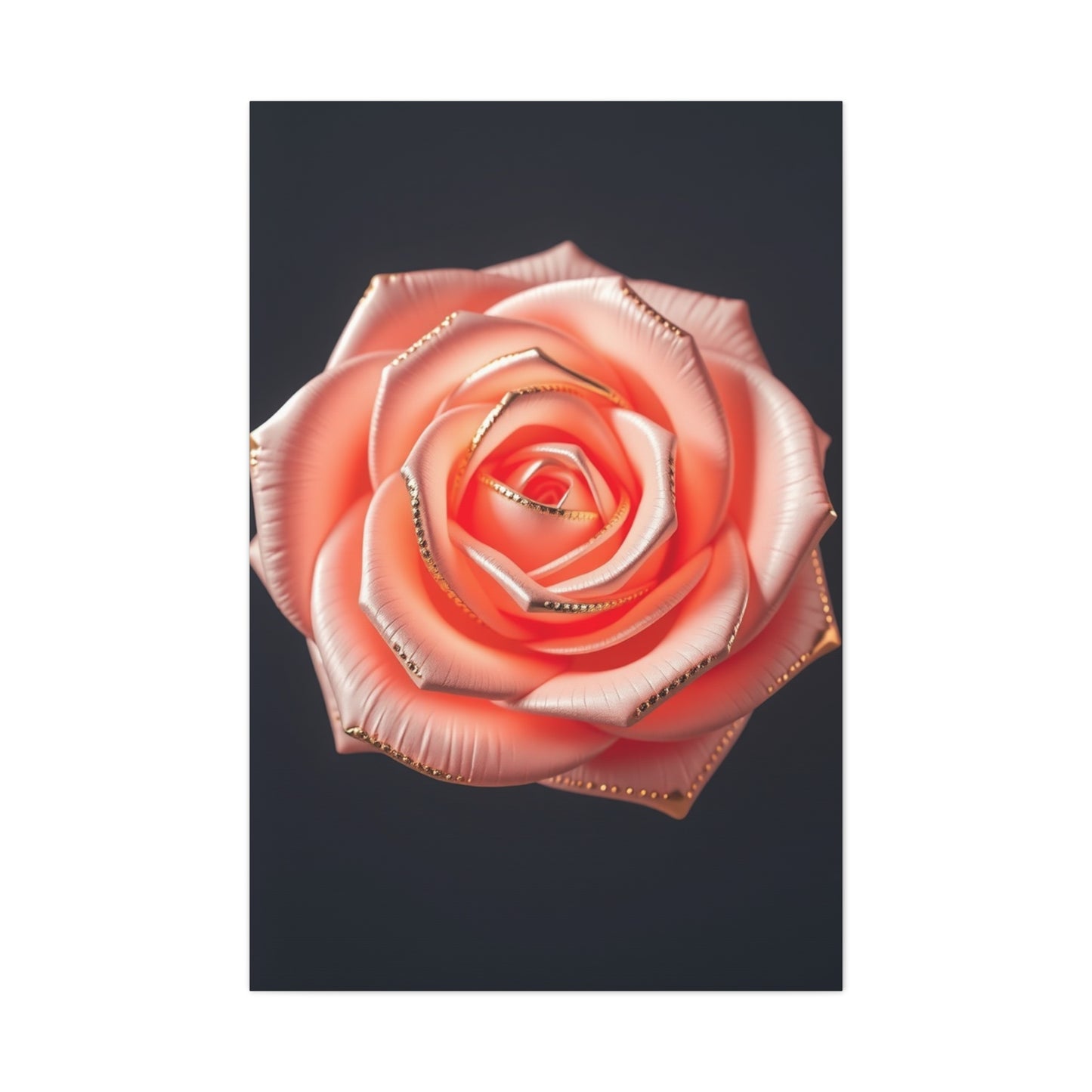Opulent Rosé Hue Canvas
