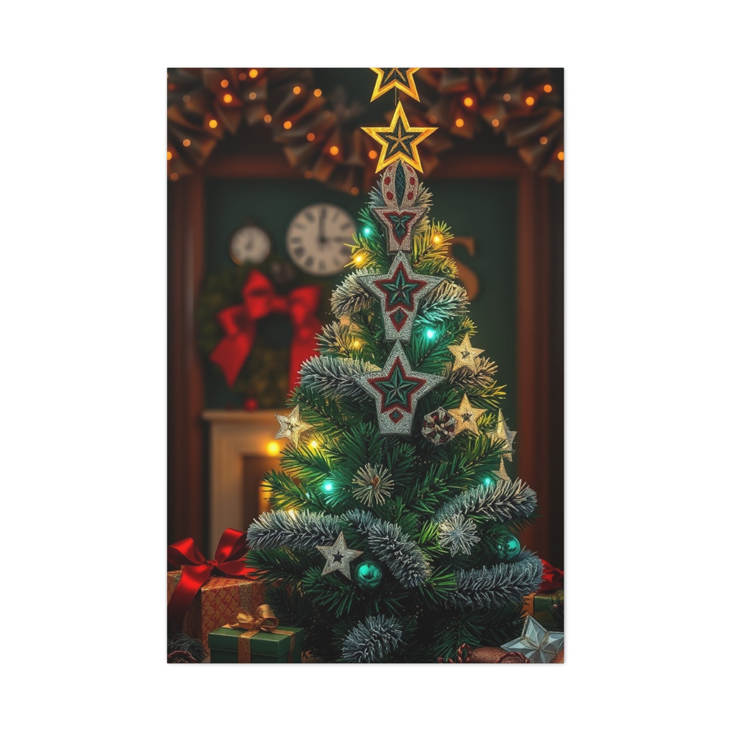 Classic Christmas Splendor Canvas