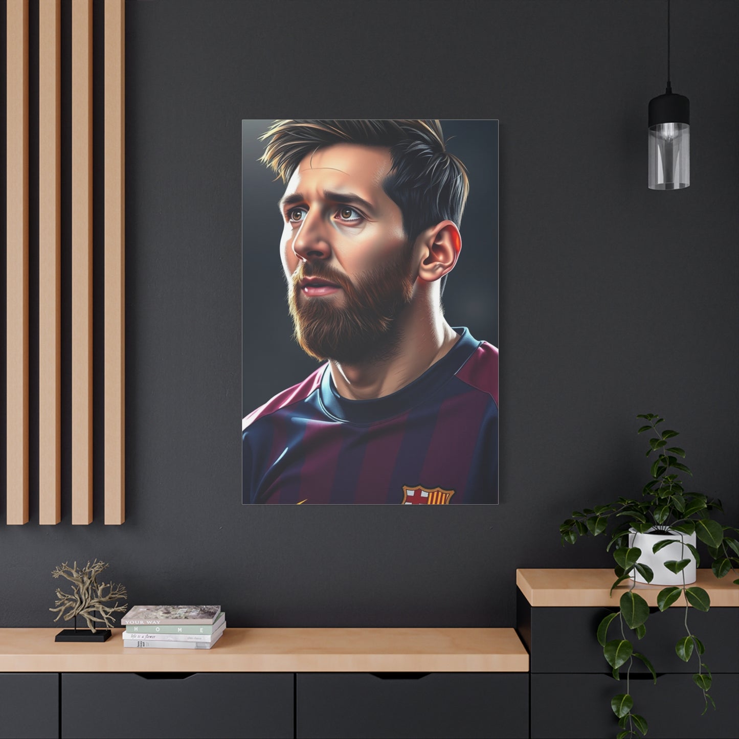 Ethereal Messi: Artistry on Canvas Wall Art & Canvas Print