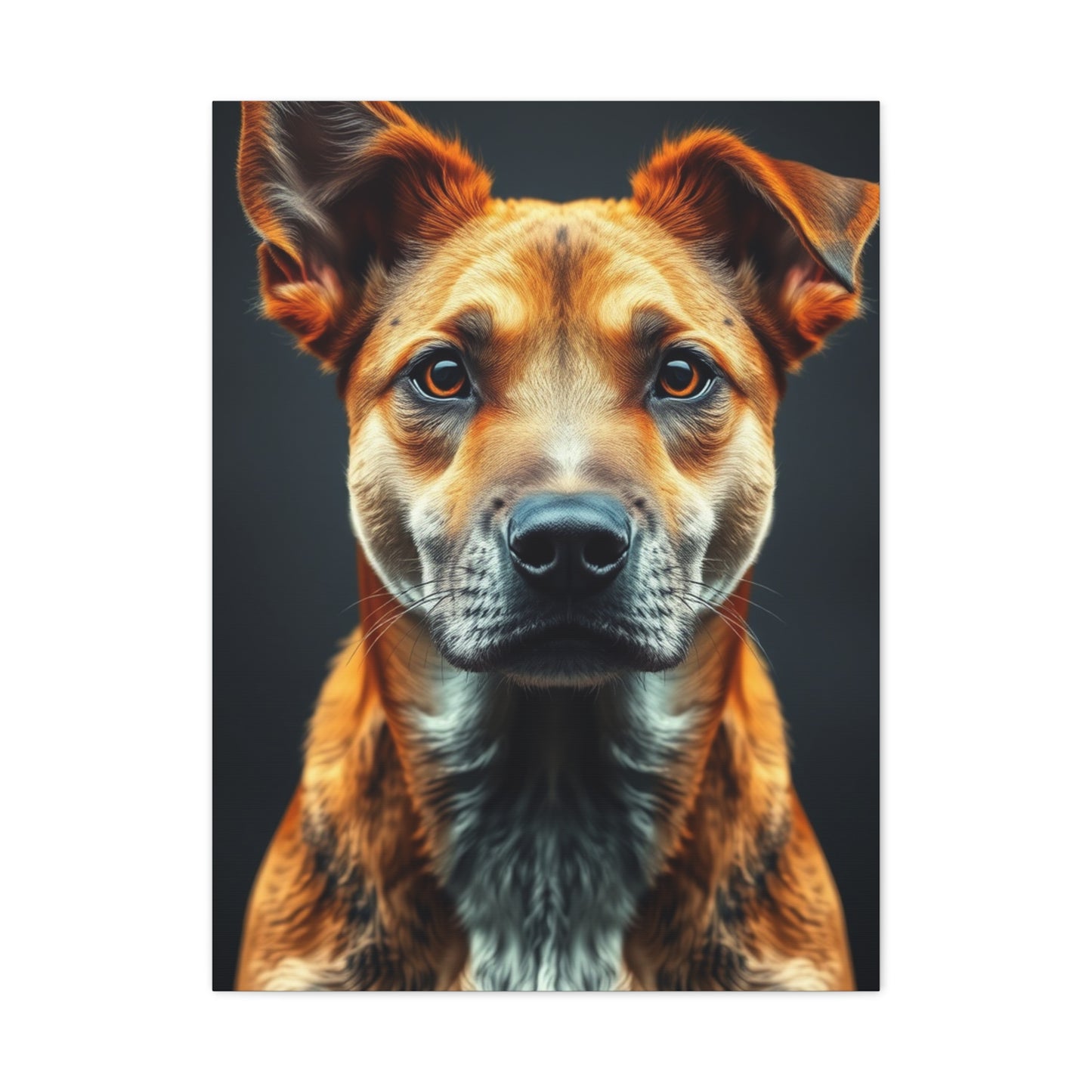 Canine Elegance Portraiture Wall Art & Canvas Print